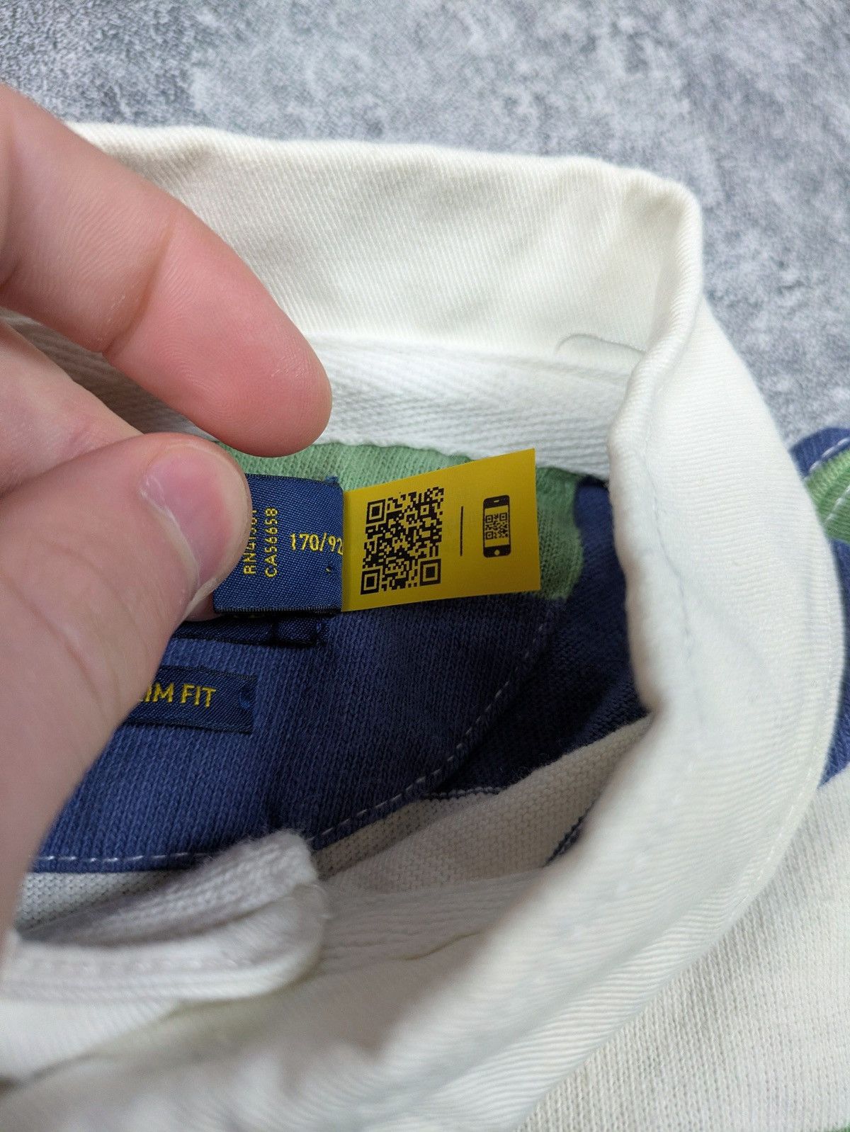 Polo Ralph Lauren Vintage Polo Ralph Lauren Striped Long Sleeve Rugby Polo Size US S / EU 44-46 / 1 - 6 Thumbnail