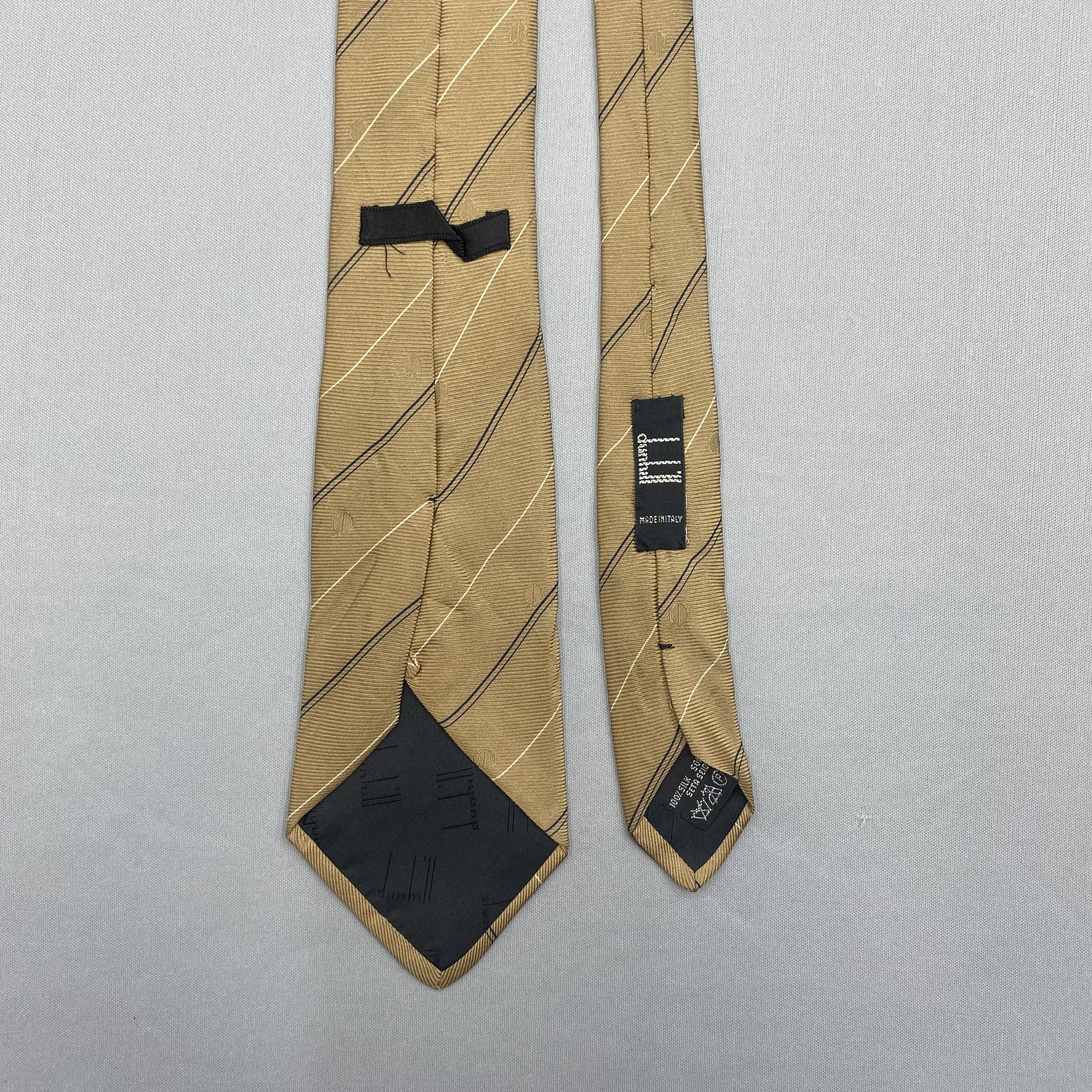 Alfred Dunhill Vintage Alfred Dunhill SILK Necktie Cravate Pure Silk Size ONE SIZE - 6 Thumbnail