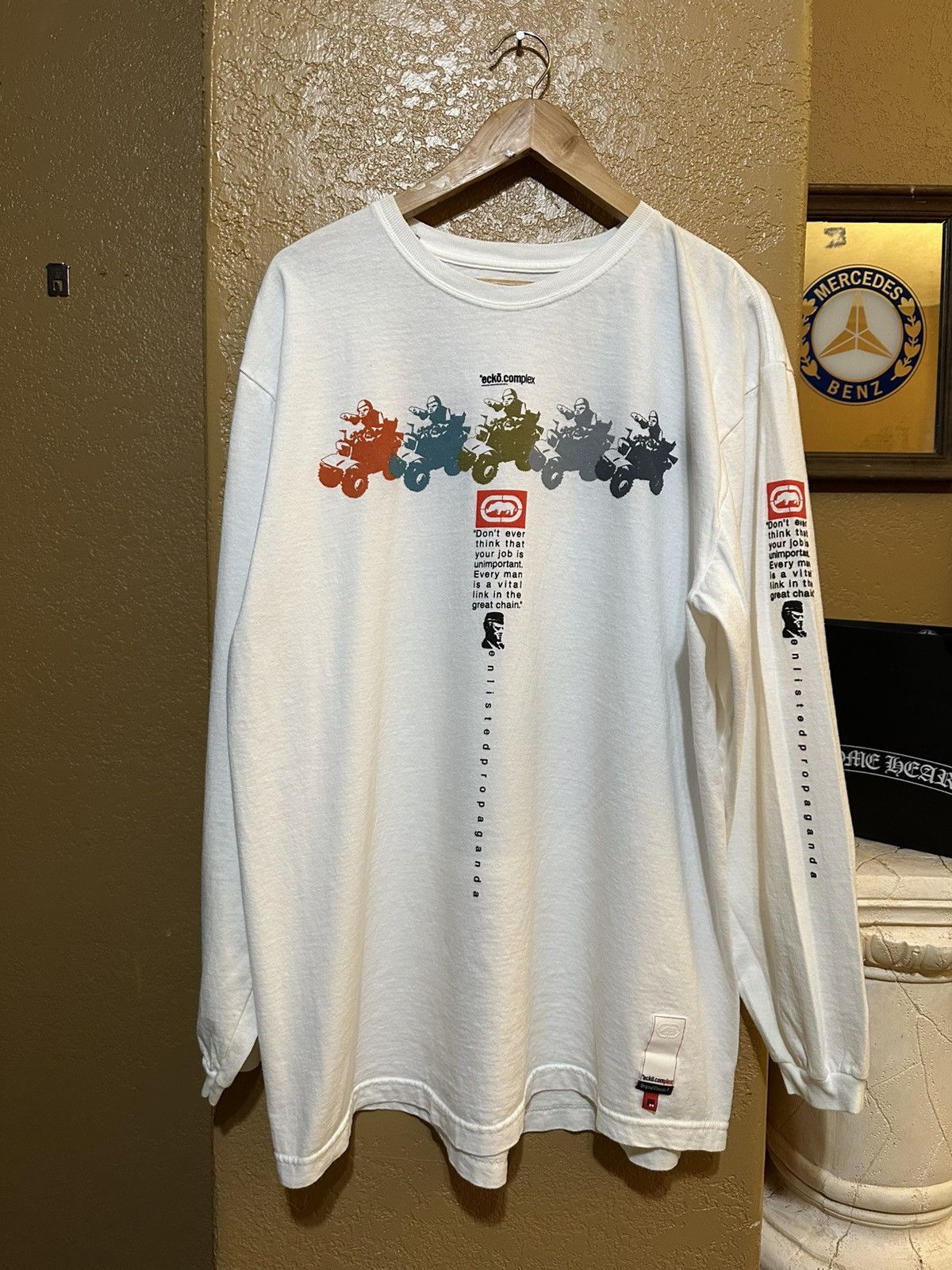 Ecko Unltd. × Vintage GRAIL Vintage Ecko Unltd Soldier Story LS T Shirt XL Y2K Size US XL / EU 56 / 4 - 1 Thumbnail