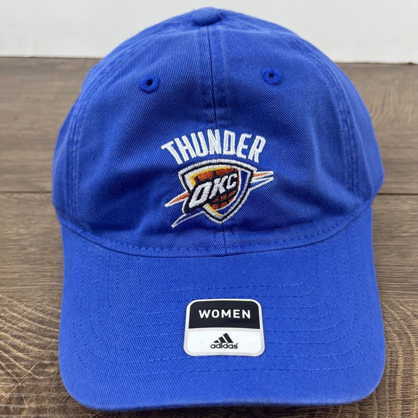 Adidas Oklahoma City Thunder Hat Adidas Womens Blue Cap Adjustable Size ONE SIZE - 6 Thumbnail