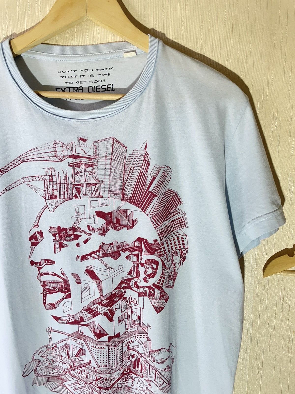 Diesel × Japanese Brand × Vintage Diesel vintage streetwear T shirt Size US L / EU 52-54 / 3 - 2 Thumbnail