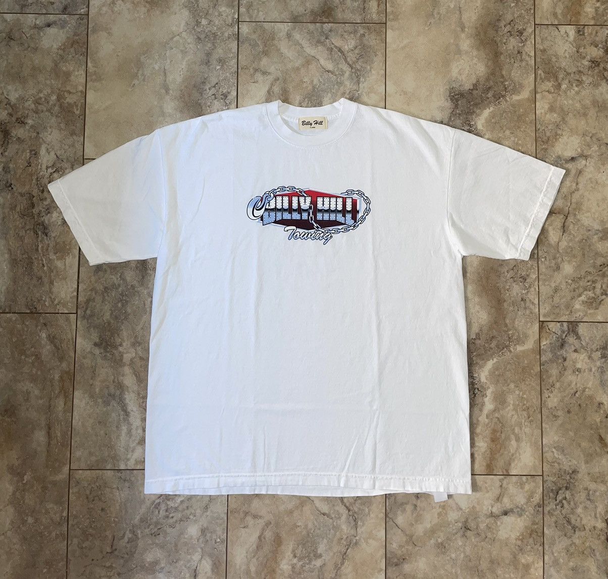 image of Billy Hill Towing T-Shirt White Size Xl, Men's