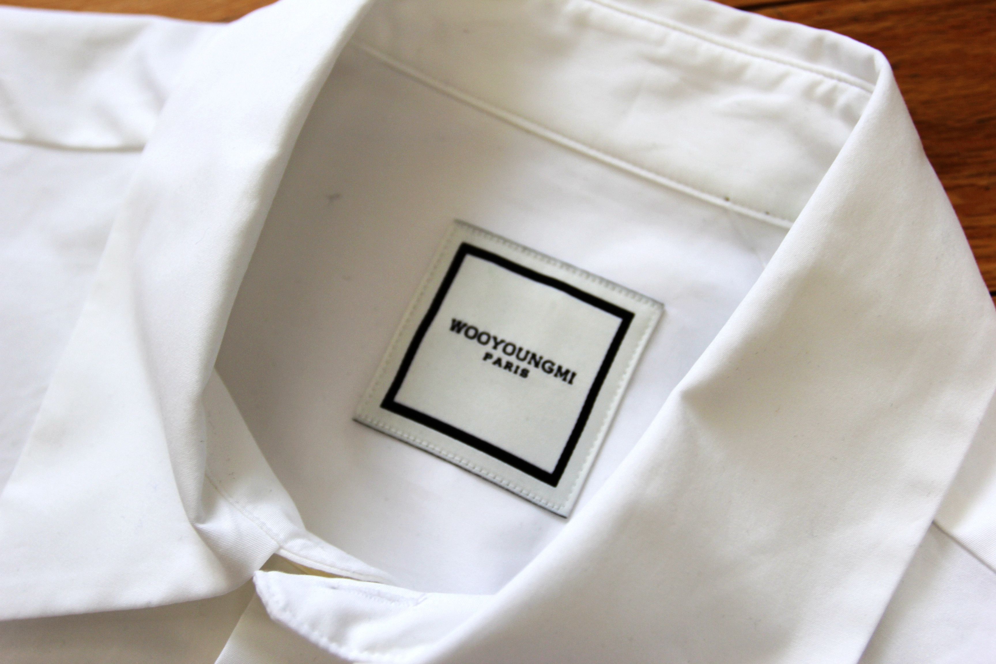 Wooyoungmi BNWT AW24 WOOYOUNGMI POPLIN BACK LOGO SHIRT 50 Size US M / EU 48-50 / 2 - 11 Thumbnail
