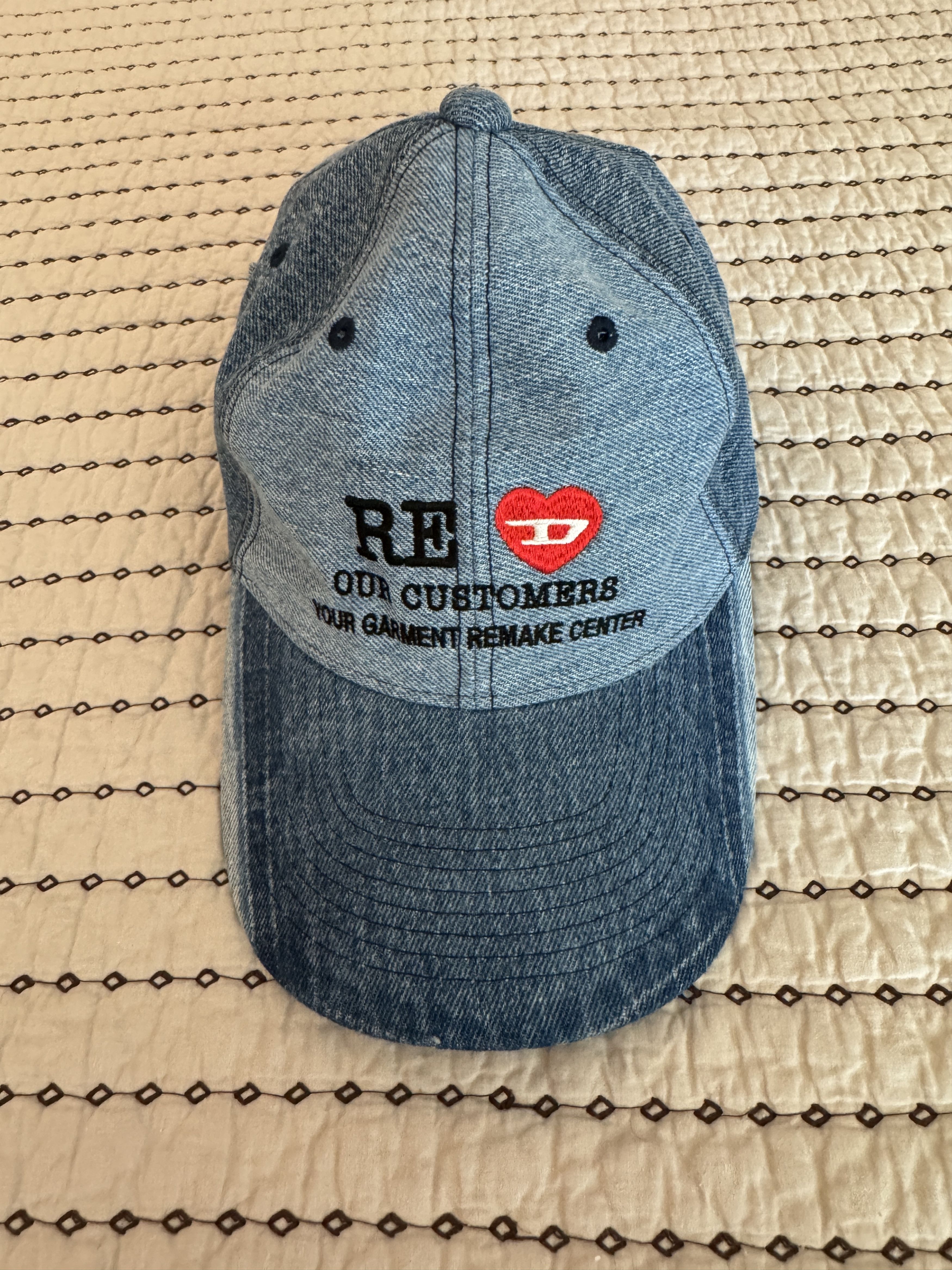 READYMADE READYMADE x DIESEL ONE-OF-A-KIND REPURPOSED DENIM HAT OS NEW Size ONE SIZE - 7 Thumbnail