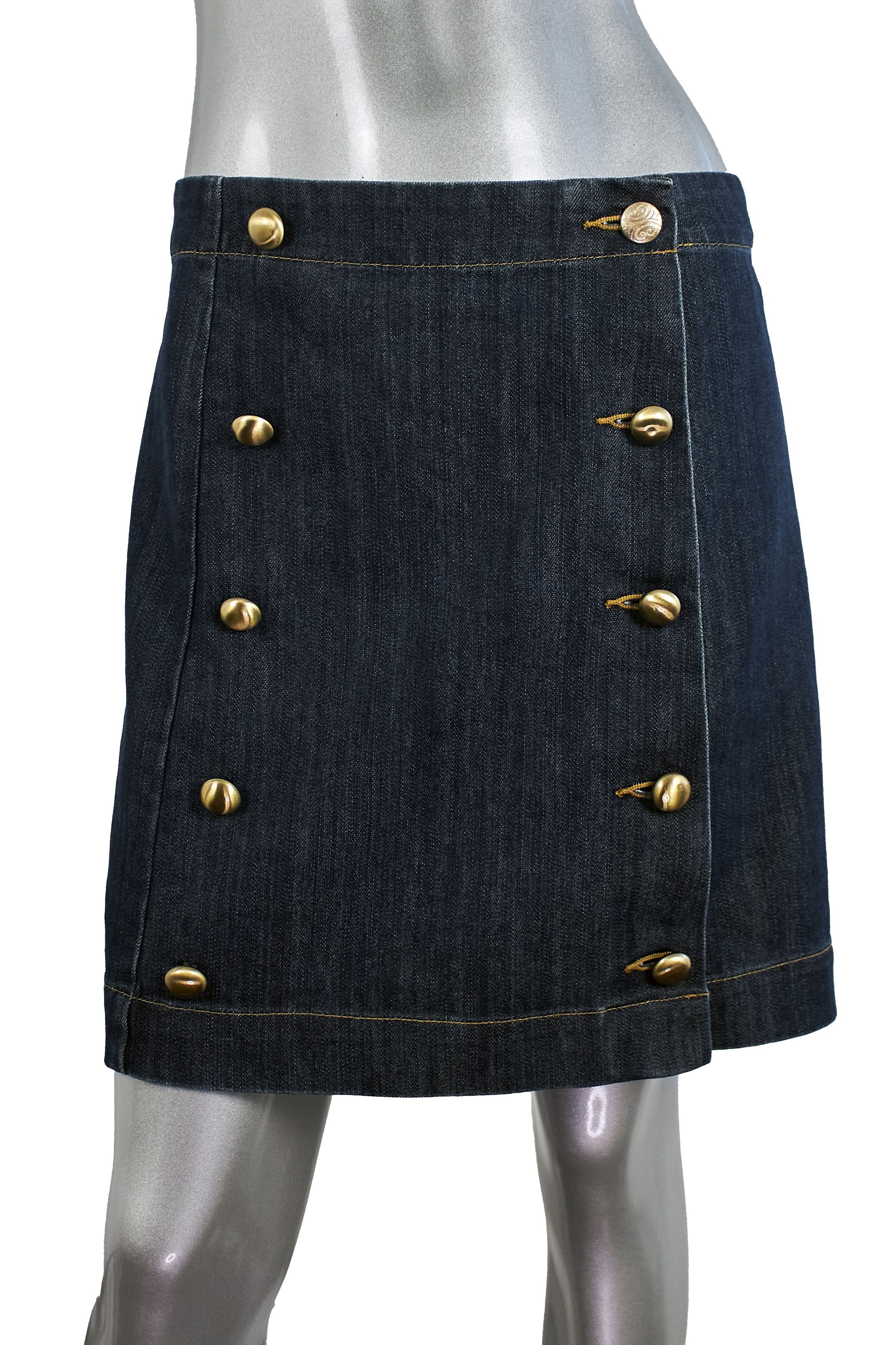 Michael Kors Michael Kors denim mini skirt Size 27" / US 4 / IT 40 - 1 Thumbnail