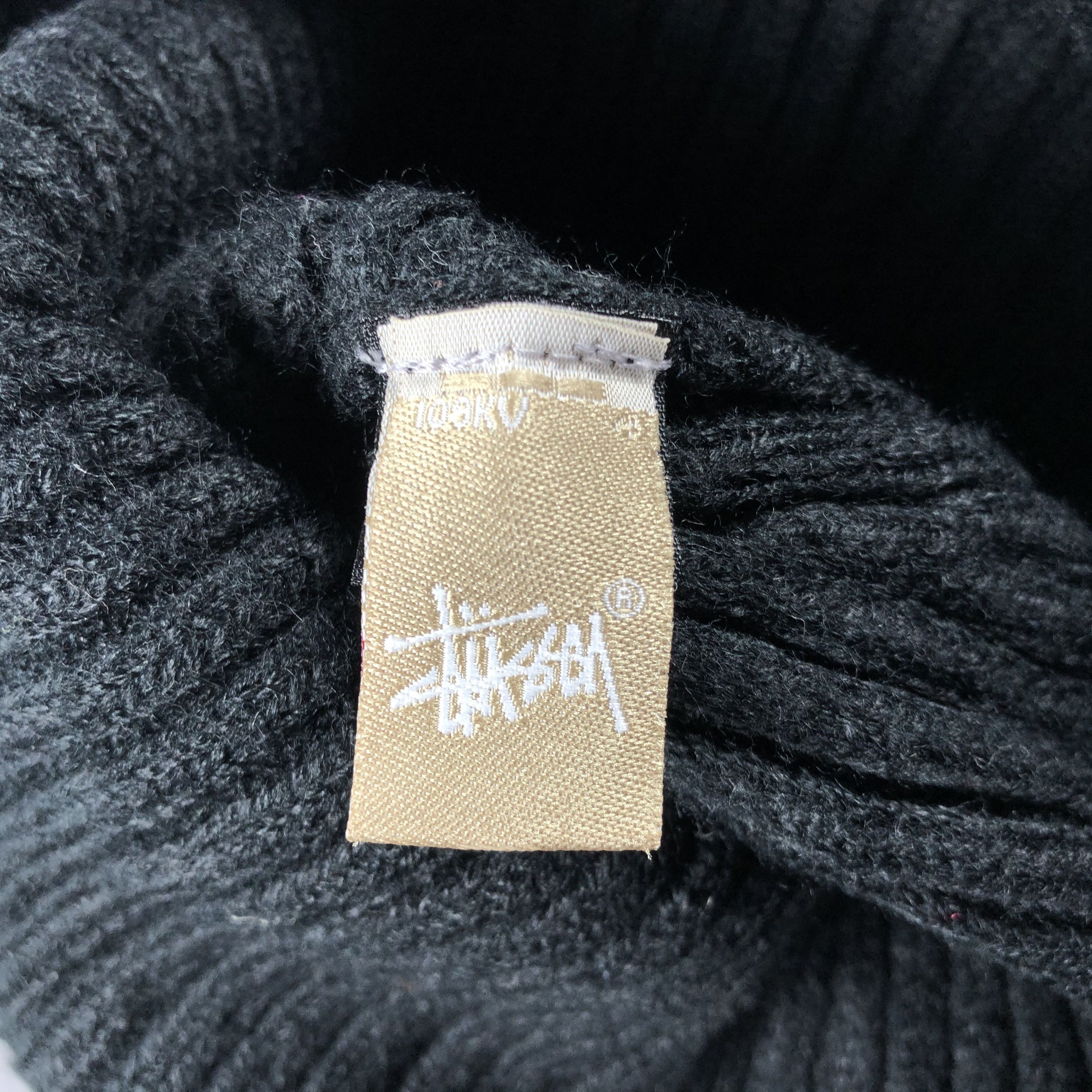 Stussy × Vintage Stussy Skateboard Black Beanie Snow Hat Snow Cap -D798 Size ONE SIZE - 5 Thumbnail