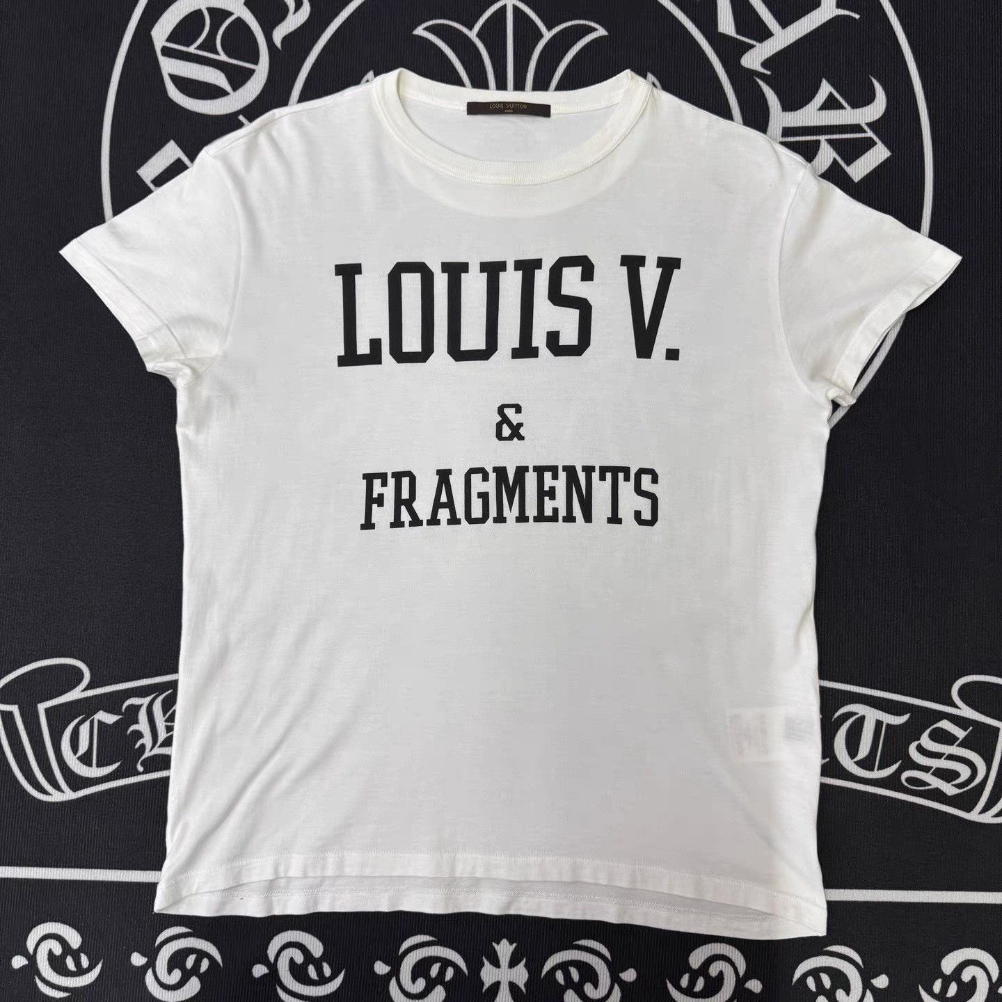 Louis Vuitton LV x Hiroshi Fujiwara Black & White Print Short Sleeve Q10 Size US XS / EU 42 / 0 - 1 Thumbnail