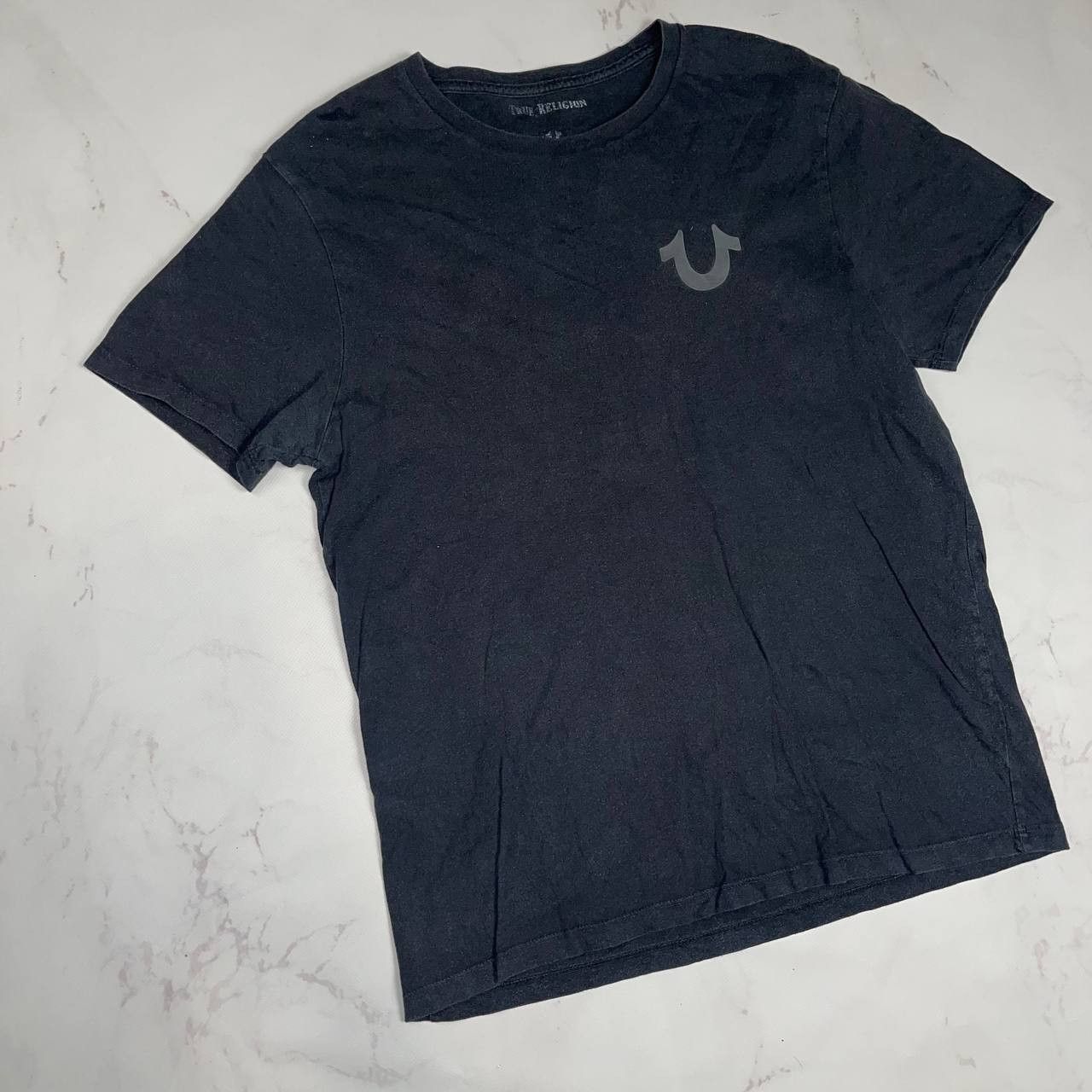 True Religion Vintage True Religion Faded T Shirt Hype Y2K Black M Size Size US M / EU 48-50 / 2 - 3 Thumbnail