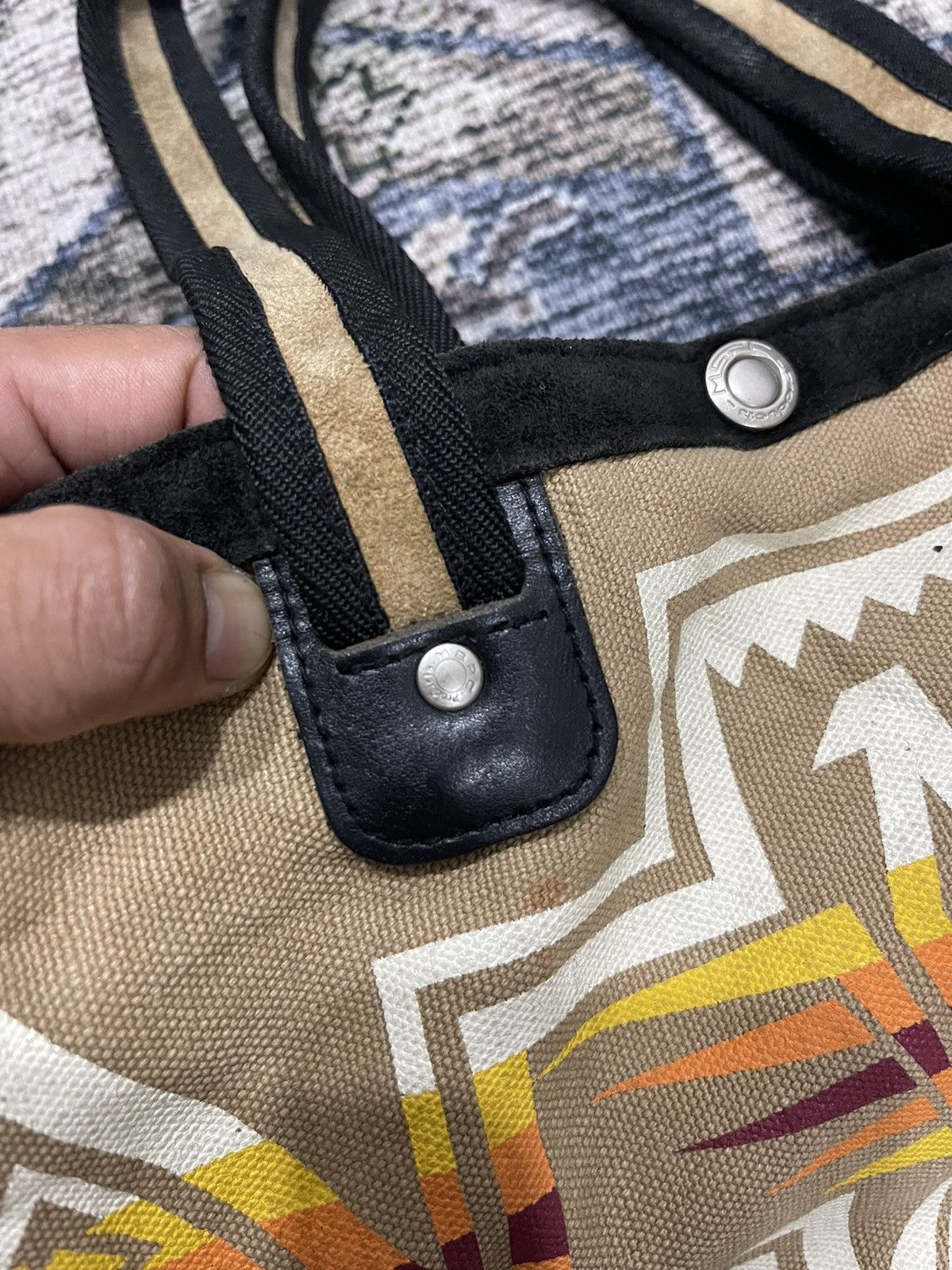 MasterPiece × Vintage Vintage Master Piece Japan Product Navajo Printed Tote Bag Size ONE SIZE - 7 Thumbnail