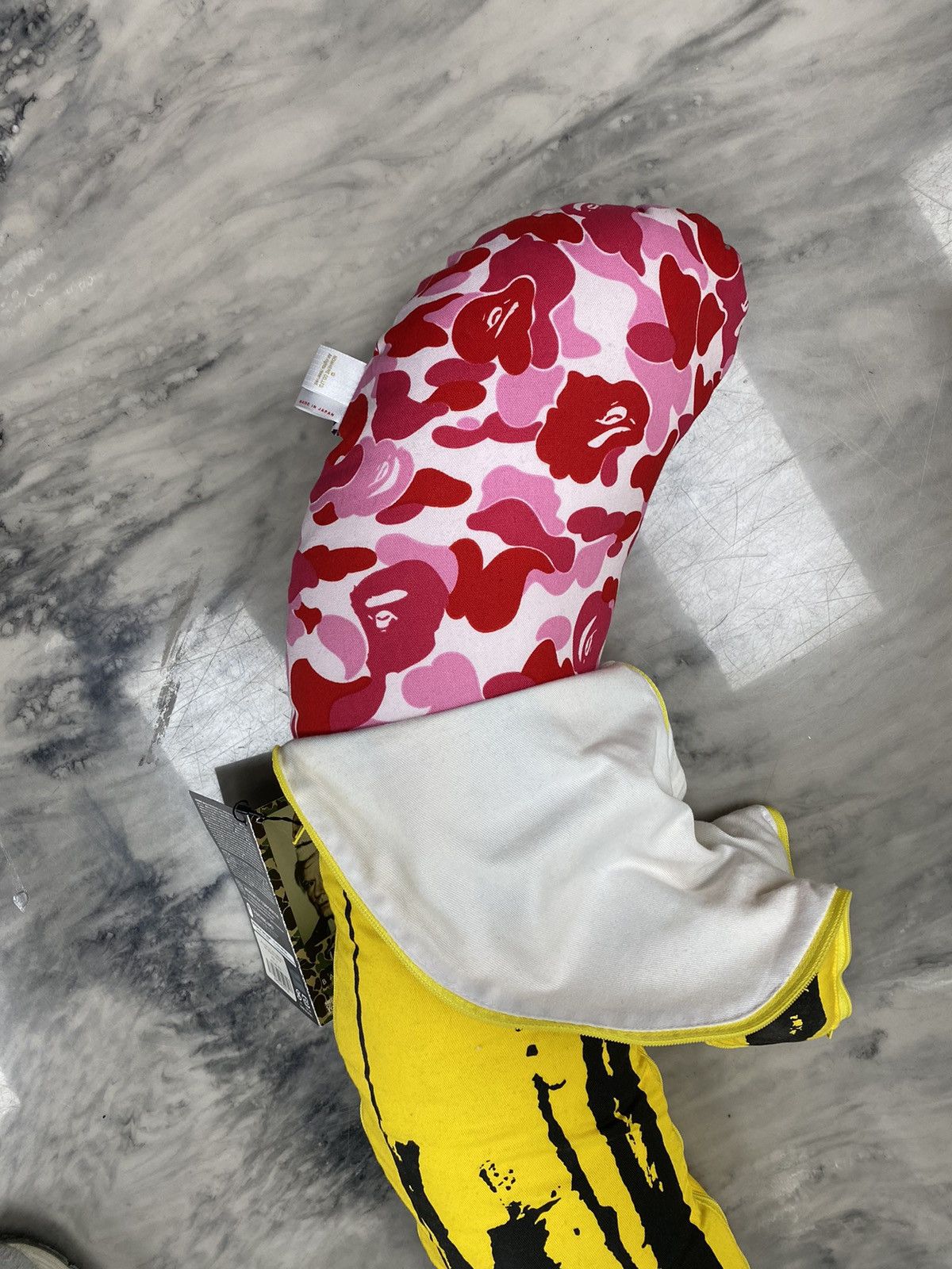 Andy Warhol Very Rare Bape Andy Warhol Pink ABC Camo banana Size ONE SIZE - 8 Thumbnail