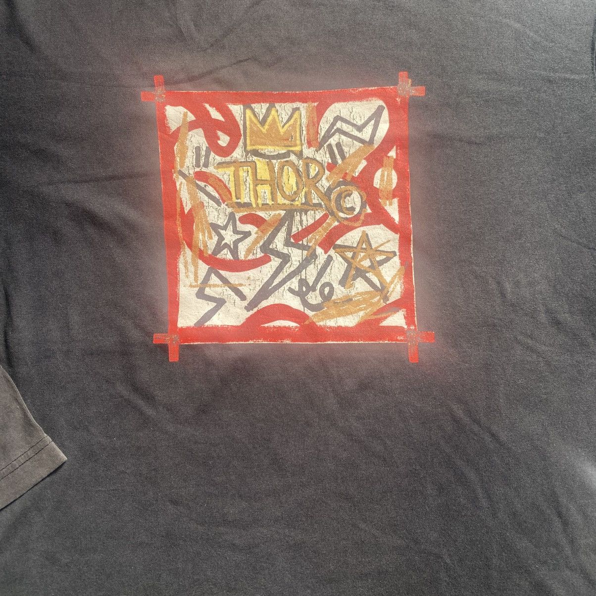 Jean-Michel Basquiat × Vintage Vtg 90' Jeans Michel Basquat Thor Art Haring warhol Size US XL / EU 56 / 4 - 2 Thumbnail