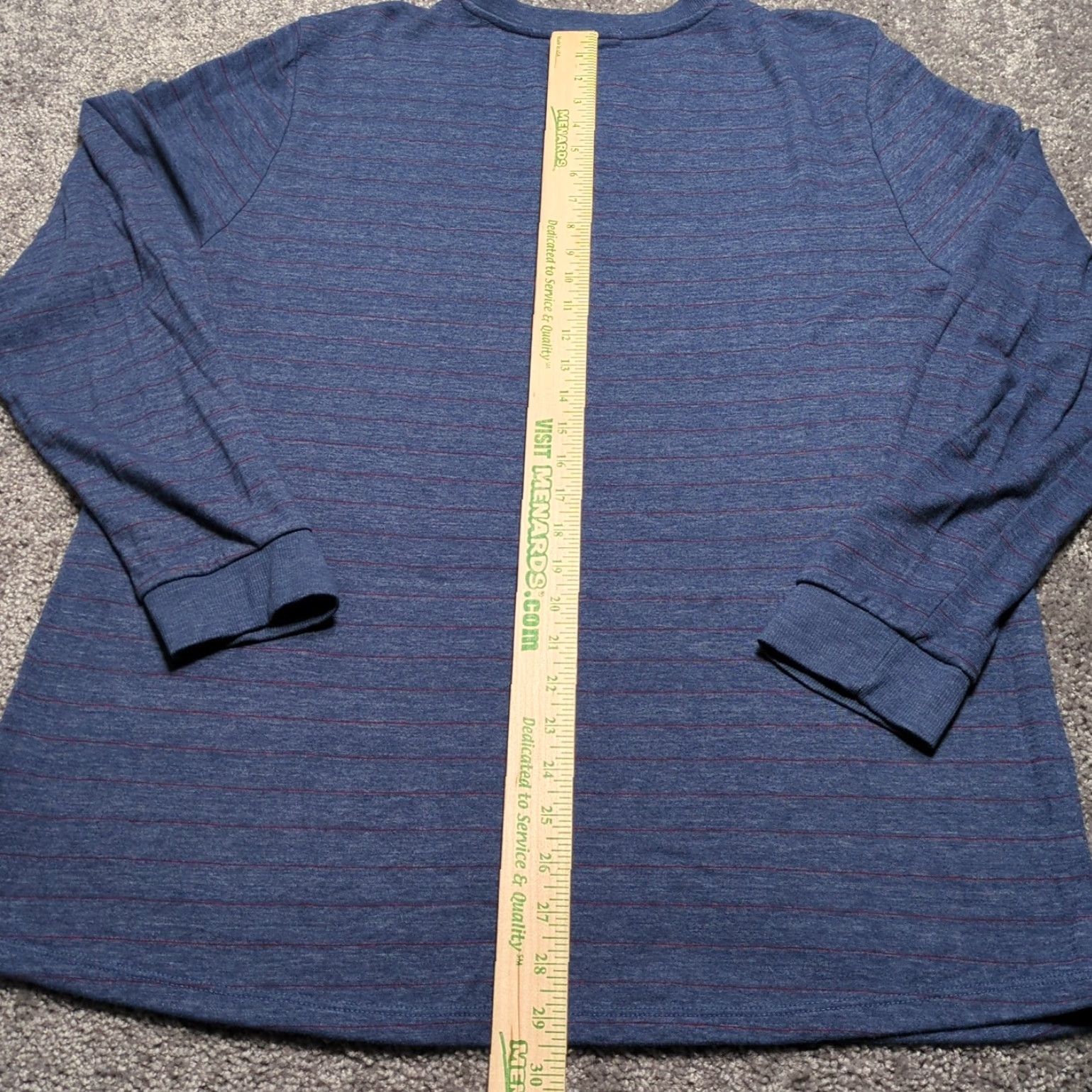 Marine Layer VINTAGE Marine Layer Henley Shirt Mens XL Blue Stripe Pullover Casual Base Layer Size US XL / EU 56 / 4 - 5 Thumbnail