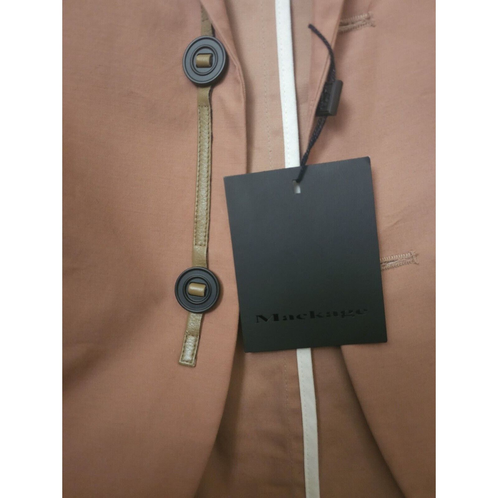 Mackage Mackage Women's Plazer Jacket Leather Stitching With Logo 38 Size XS / US 0-2 / IT 36-38 - 8 Thumbnail