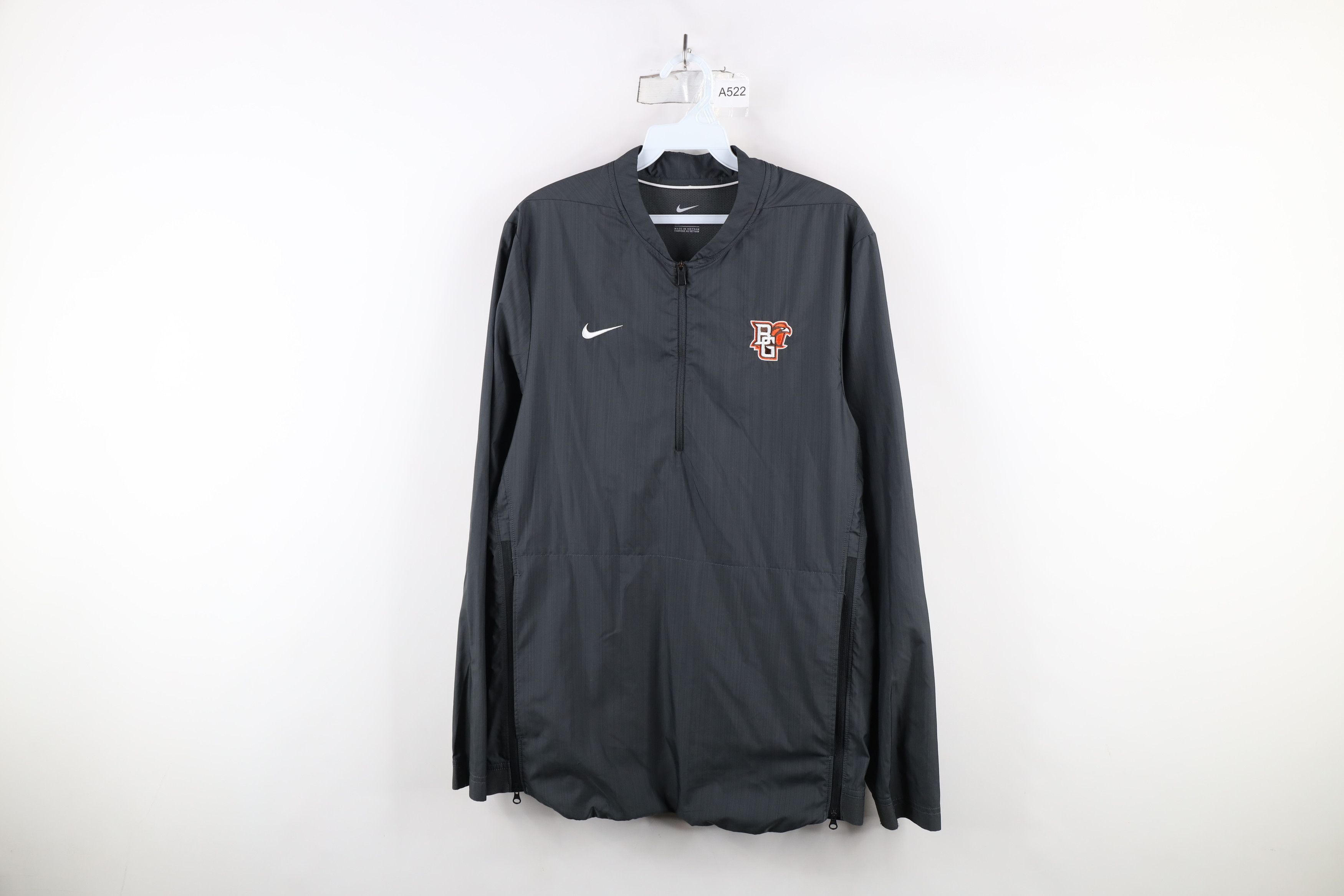 Nike × Vintage Nike Bowling Green State University Football Jacket Gray Size US S / EU 44-46 / 1 - 1 Thumbnail