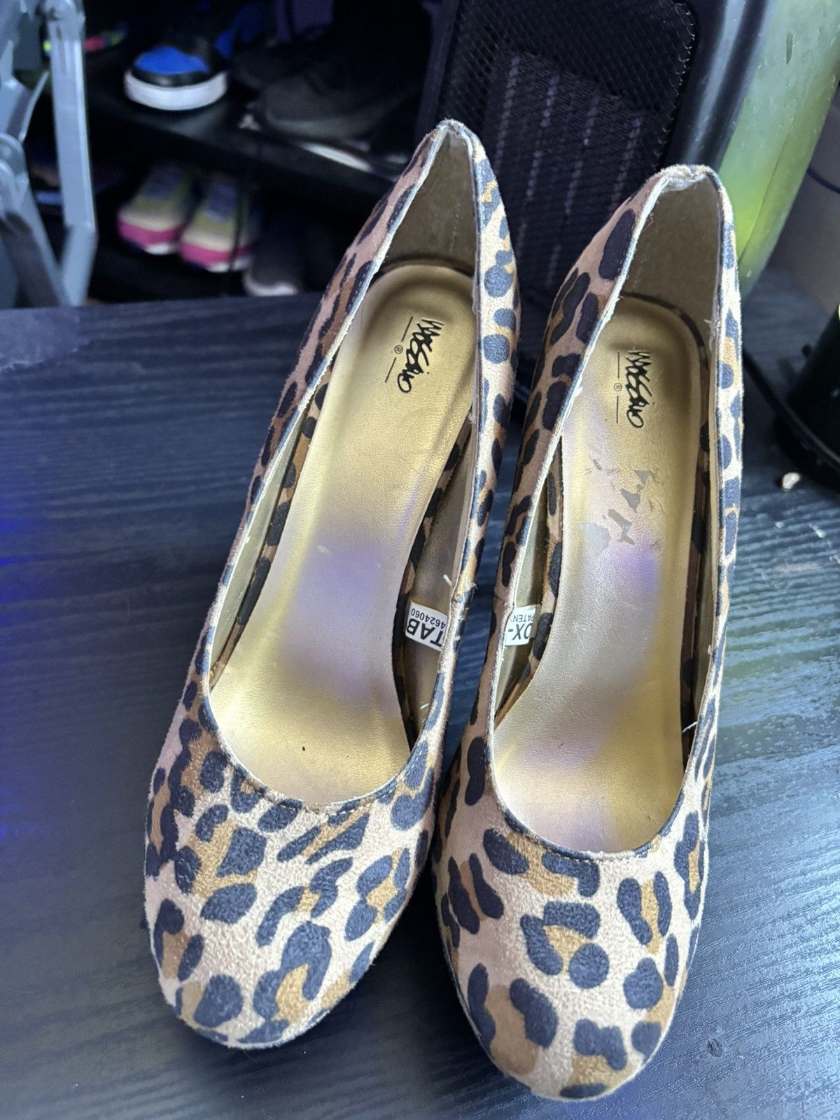 Wildfox Animal print wildflower high heels Size US 7 / IT 37 - 2 Thumbnail