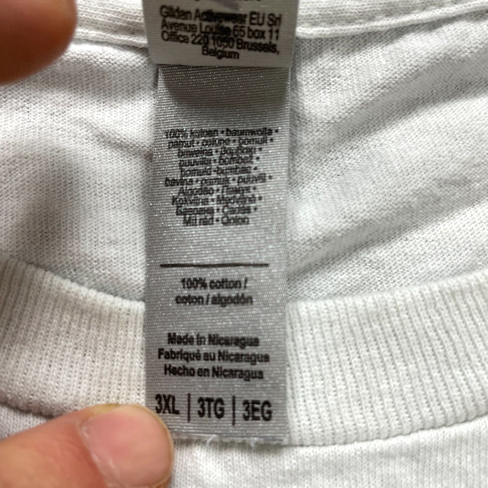 Gildan VINTAGE Gildan Heavy Cotton T-Shirt Unisex Adults 3XL White Birthday Bash Crew Neck Short Sleeve Mens Size US XXL / EU 58 / 5 - 7 Thumbnail