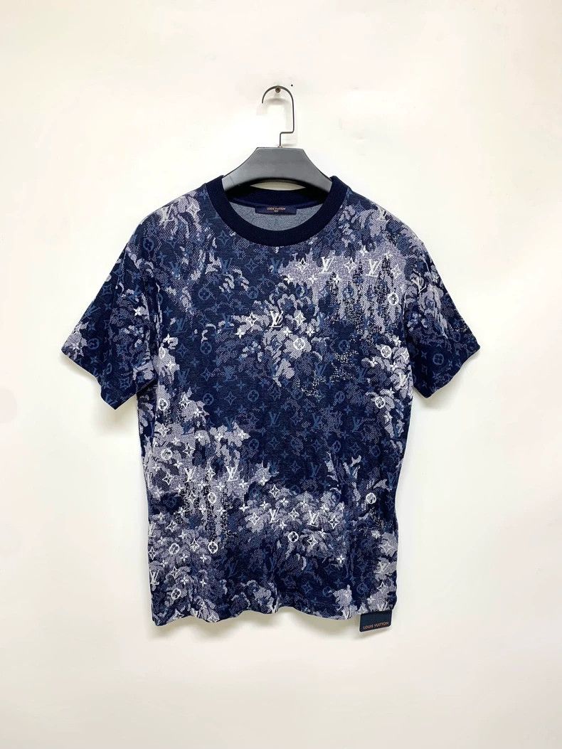 Louis Vuitton Louis Vuitton Dark blue tapestry full logo knitted short s Size US S / EU 44-46 / 1 - 1 Thumbnail