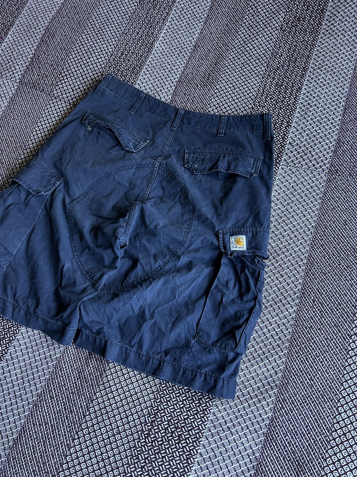 Carhartt Vintage Carhartt Cargo Shorts Streetwear Style Baggy Size 33 Size US 33 - 2 Thumbnail
