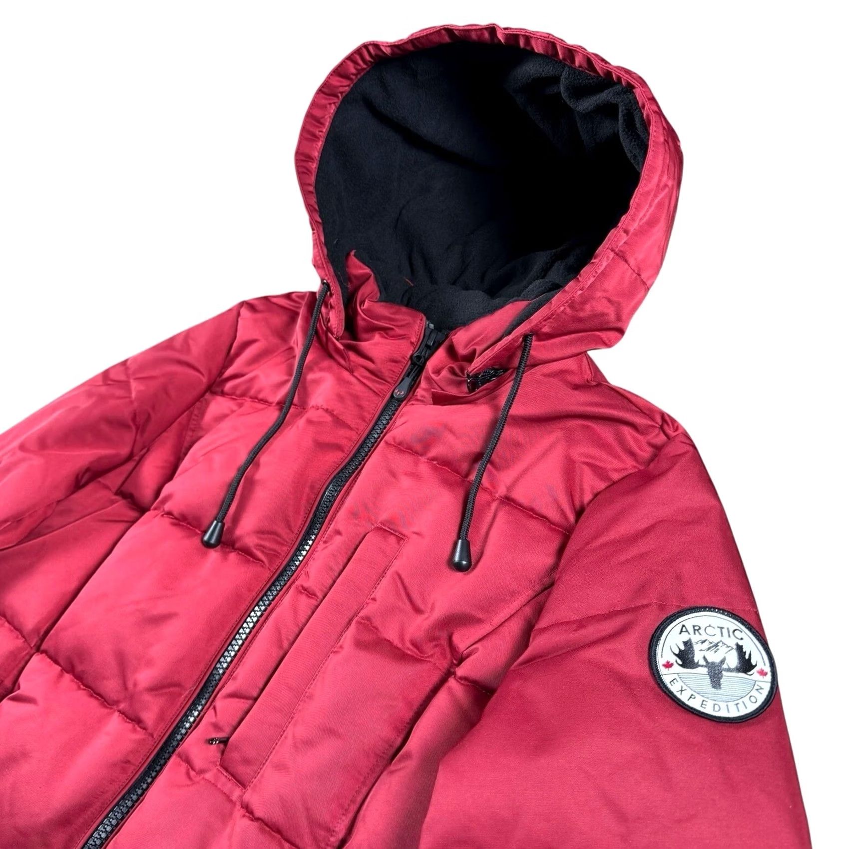 Vintage VINTAGE Expedition Parka Shirt Womens XS Goose Down Coat Full Zip Hooded Quilted Puffer Size XS / US 0-2 / IT 36-38 - 2 Thumbnail
