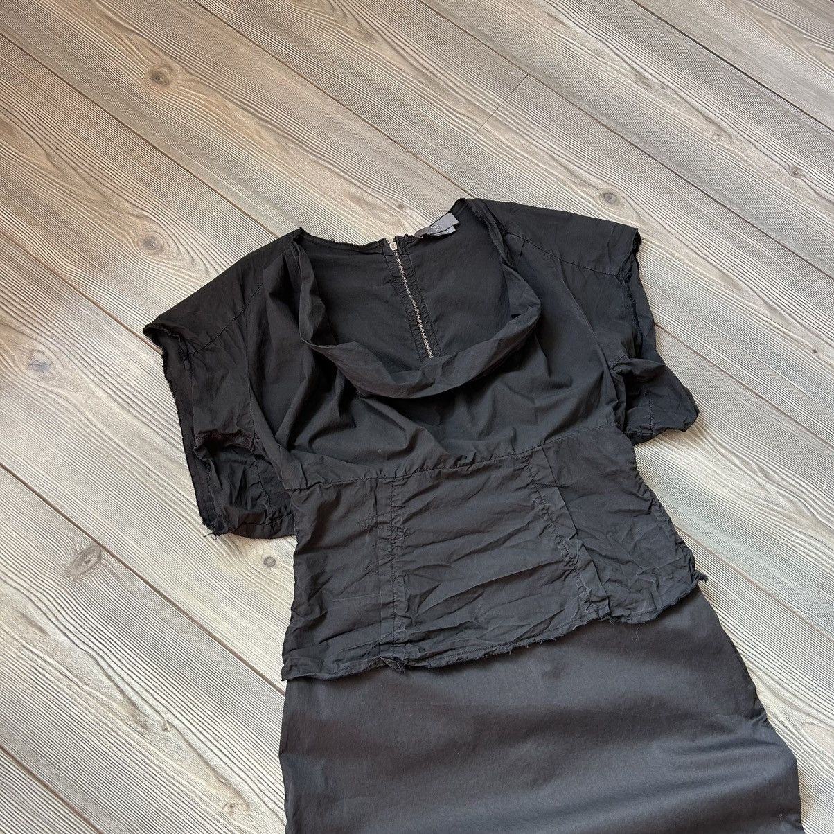 Alexander McQueen Alexander Mcqueen 2009 Raw Seam Cowl Neck Peplum Dress Size L / US 10 / IT 46 - 13 Thumbnail