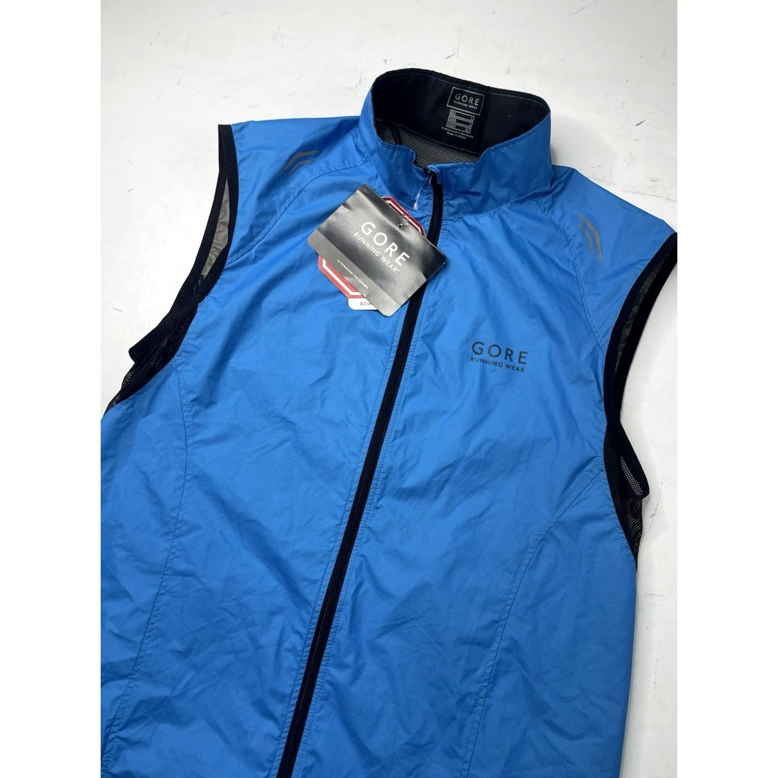 Vintage GORE RUNNING WEAR Windstopper Active Shell Vest Run Blue L Adults Unisex NWT Size US L / EU 52-54 / 3 - 2 Thumbnail