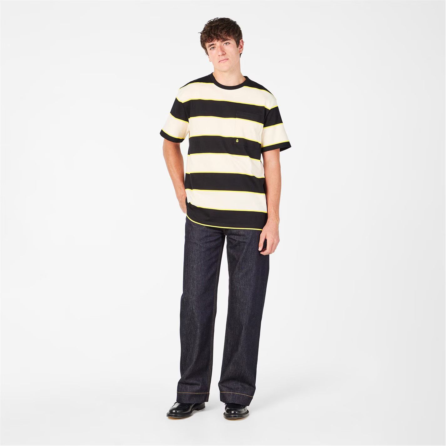 Alexander McQueen o1g2r1mq0326 T-Shirt in Black/Cream Size US S / EU 44-46 / 1 - 6 Thumbnail