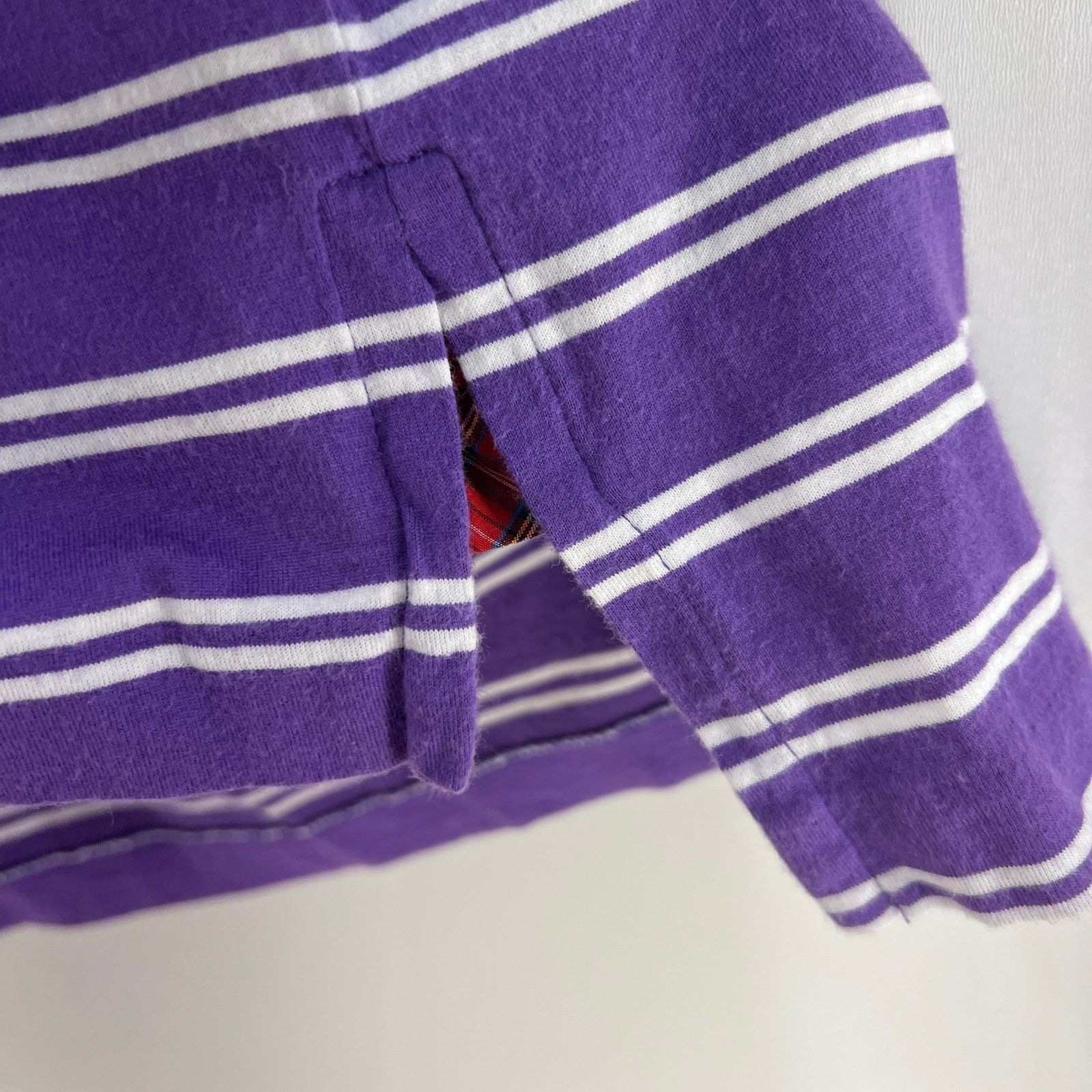 Polo Ralph Lauren Polo Golf Ralph Lauren Stripe Polo Shirt Vintage Lisle Size US L / EU 52-54 / 3 - 6 Thumbnail