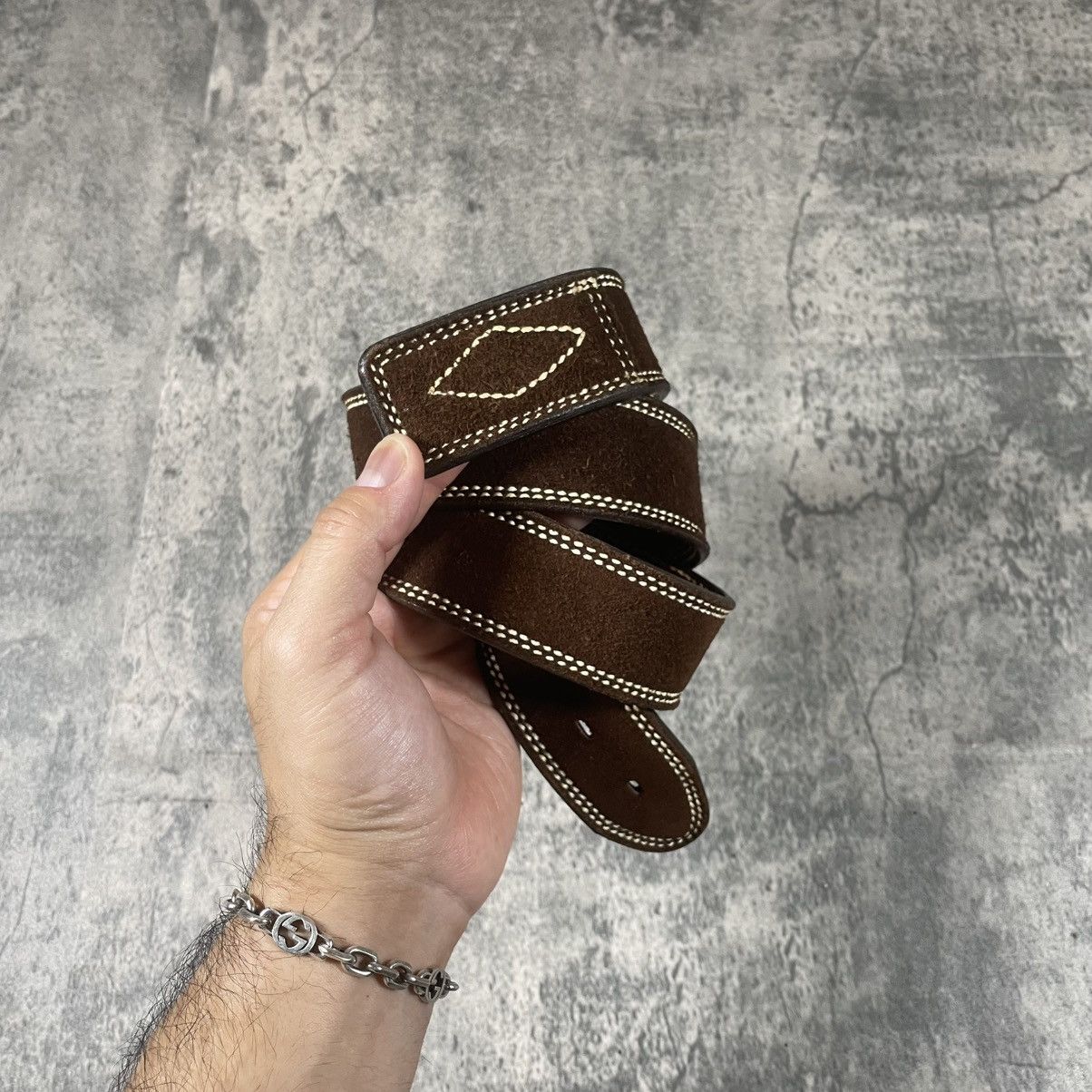 Other Full Grain Cow Hide Hereford Vintave Western Belt Size 32 - 1 Thumbnail