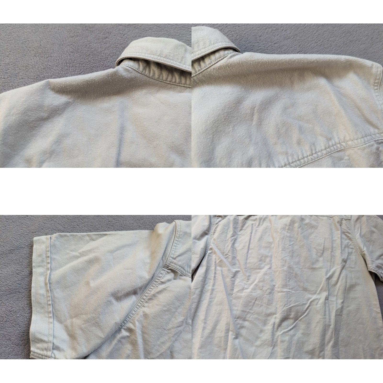 Allsaints ALLSAINTS Button-Up Shirt Mens M Light Gray Short Sleeve Shirt Mens M Gray Short Sleeve Shirt AllSaints Button-Up Mens Shirt Size US M / EU 48-50 / 2 - 9 Thumbnail