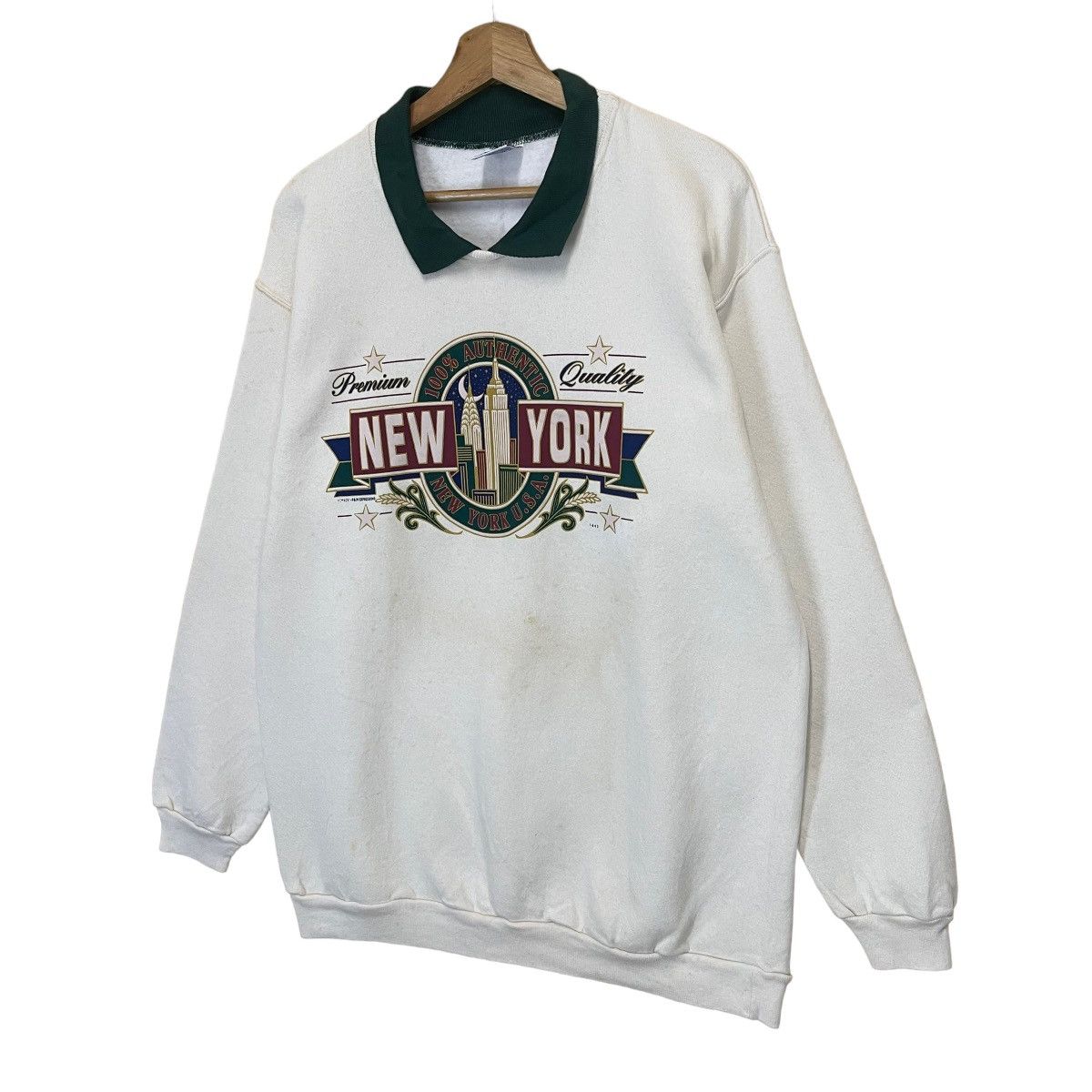 Vintage Vintage 90s New York City Crewneck Sweatshirt Size US M / EU 48-50 / 2 - 3 Thumbnail
