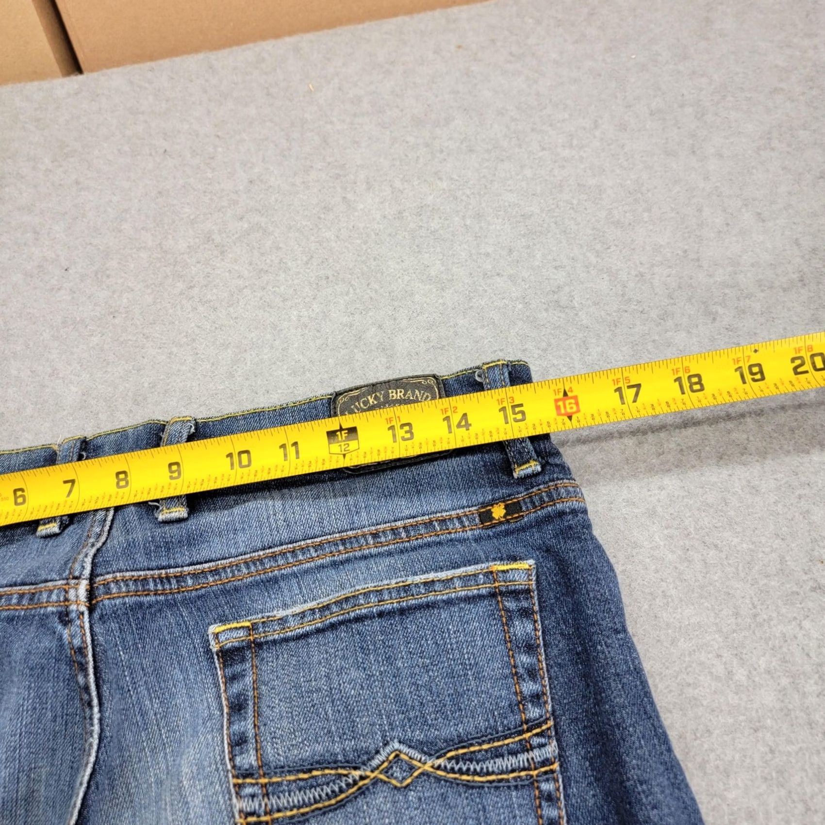 Lucky Brand Lucky Brand Womens Jeans 8/29 Blue Rooftop Easy Rider Crop Stretch Denim 7W1052 Size 30" / US 8 / IT 44 - 6 Thumbnail
