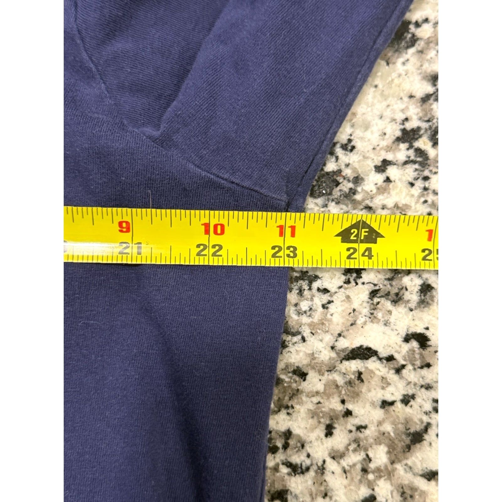 Vintage VINTAGE Criquet Men's Polo Shirt Long Sleeve Navy Blue 100% Organic Cotton XL Size US XL / EU 56 / 4 - 2 Thumbnail