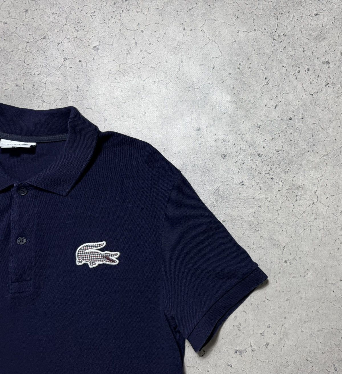 Lacoste Lacoste Navy Polo Shirt Big Logo Size M Size US M / EU 48-50 / 2 - 2 Thumbnail