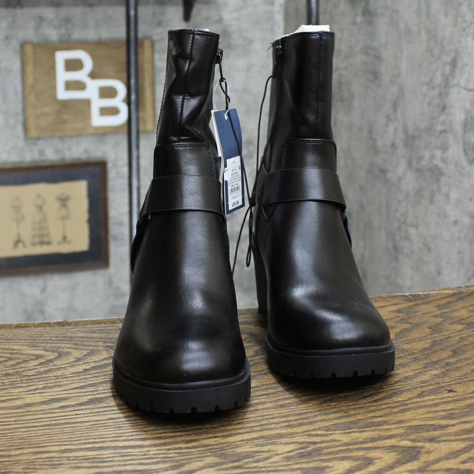Designer NWT Universal Thread Dress Boots 88870691 Black 7M 7 M Size US 7 / IT 37 - 3 Thumbnail