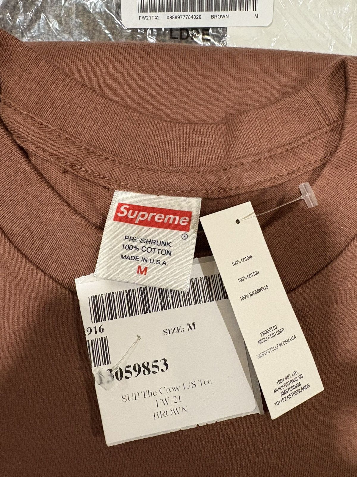 Supreme Supreme The Crow L/S Size US M / EU 48-50 / 2 - 2 Thumbnail