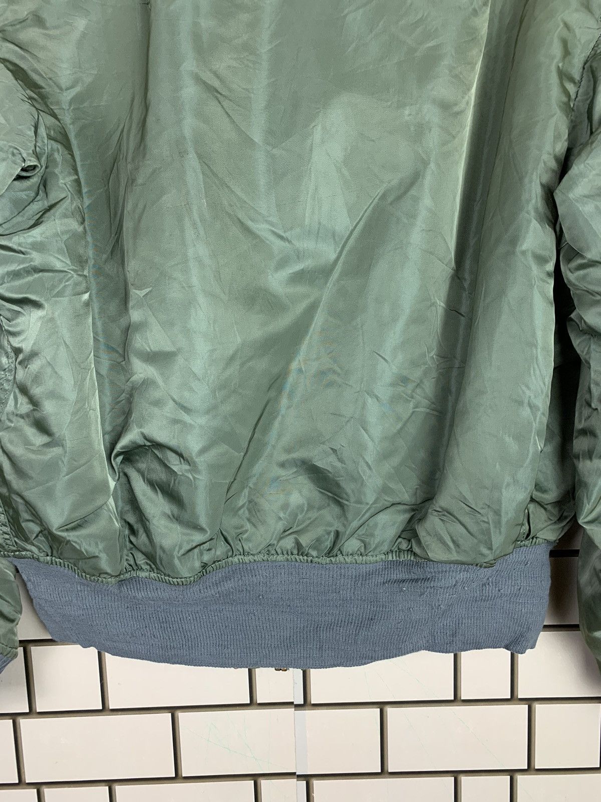 Alpha Industries × Vintage Vintage Military Alpha MA-1 Flyer Bomber Jacket Size US L / EU 52-54 / 3 - 14 Thumbnail