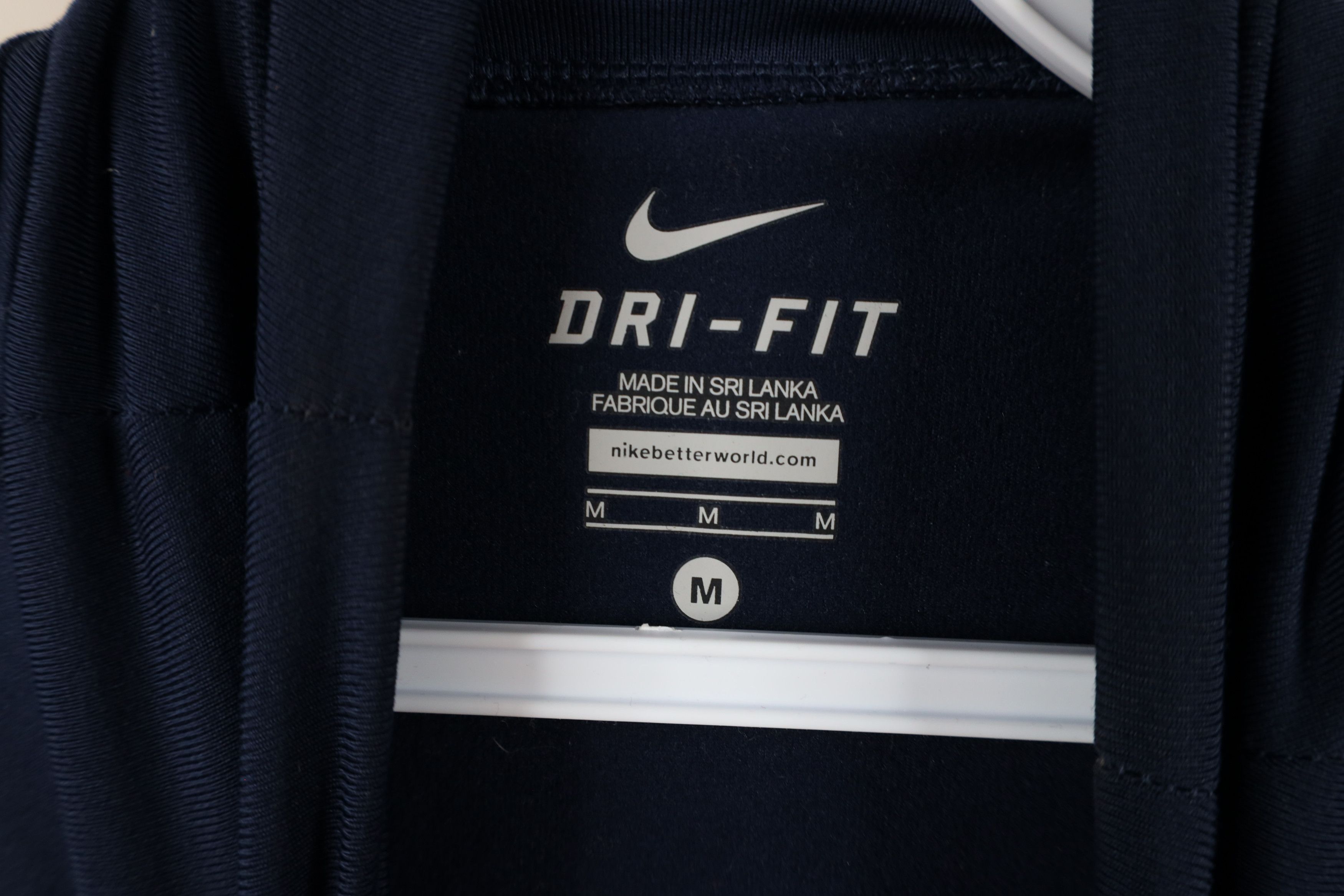 Nike × Vintage Nike Fleece Lined Mock Neck Compression Training T-Shirt Size M / US 6-8 / IT 42-44 - 7 Thumbnail