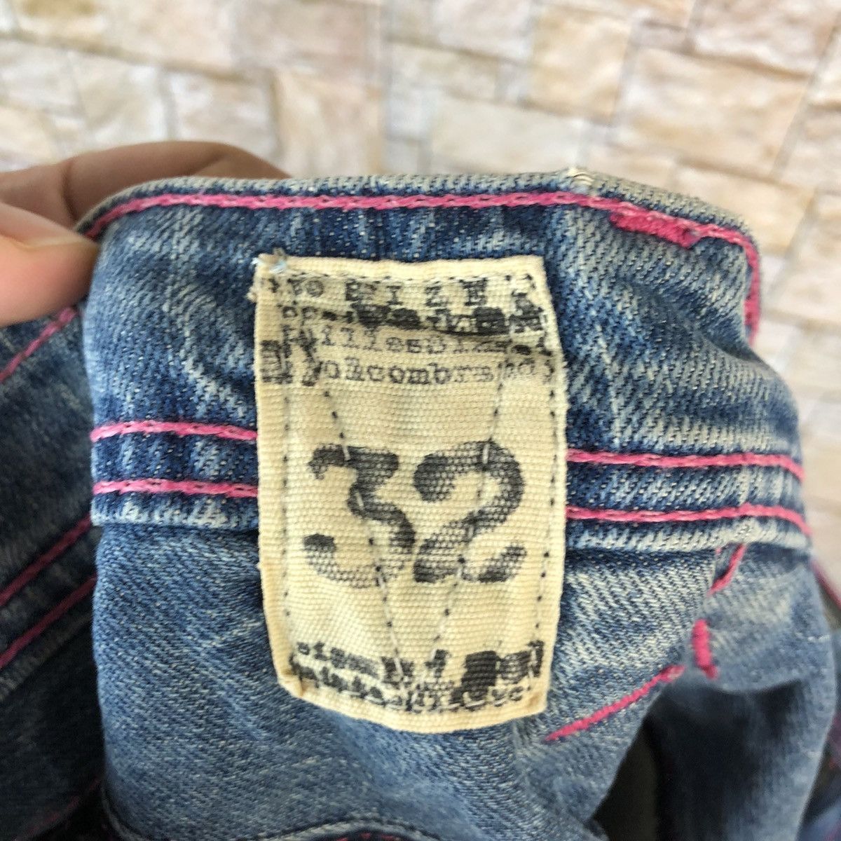 Volcom Volcom vintage skate Blue faded Denim Pants #A1169 Size US 33 - 19 Thumbnail