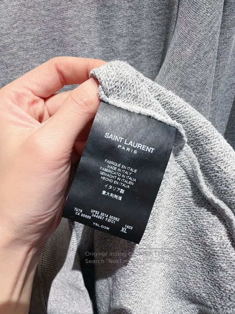 Saint Laurent Paris Saint Laurent Paris Sweatshirt Size US S / EU 44-46 / 1 - 6 Thumbnail