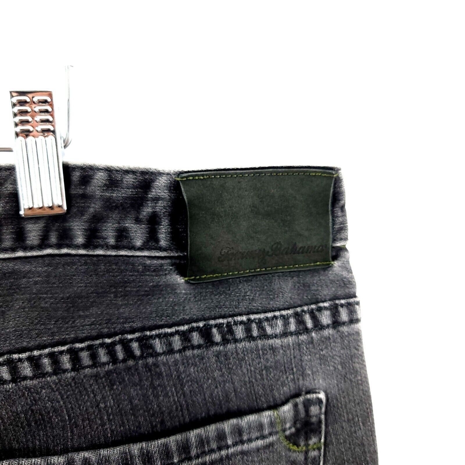 Tommy Bahama Tommy Bahama Authentic Cotton Polyester Gray Mid Rise Jeans Size US 42 / EU 58 - 5 Thumbnail