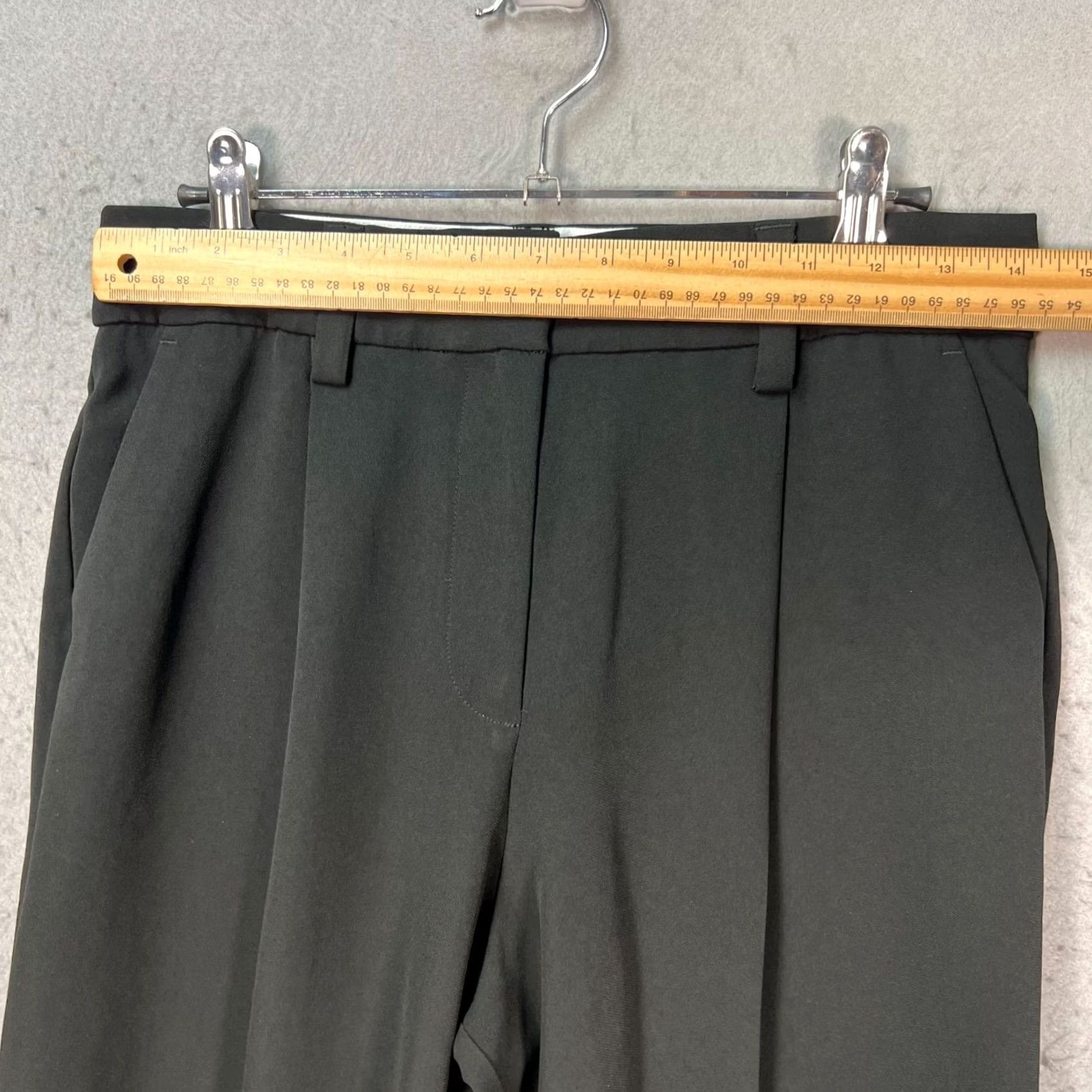 Reformation Reformation Womens Dress Pants Black High-Waisted Wide-Leg 4 Size 27" / US 4 / IT 40 - 5 Thumbnail