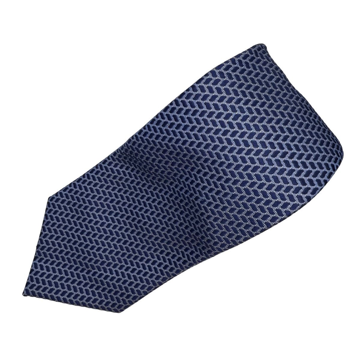 Ermenegildo Zegna Ermenegildo Zegna Silk Tie, Blue, Made in Italy, Like New Size ONE SIZE - 2 Thumbnail