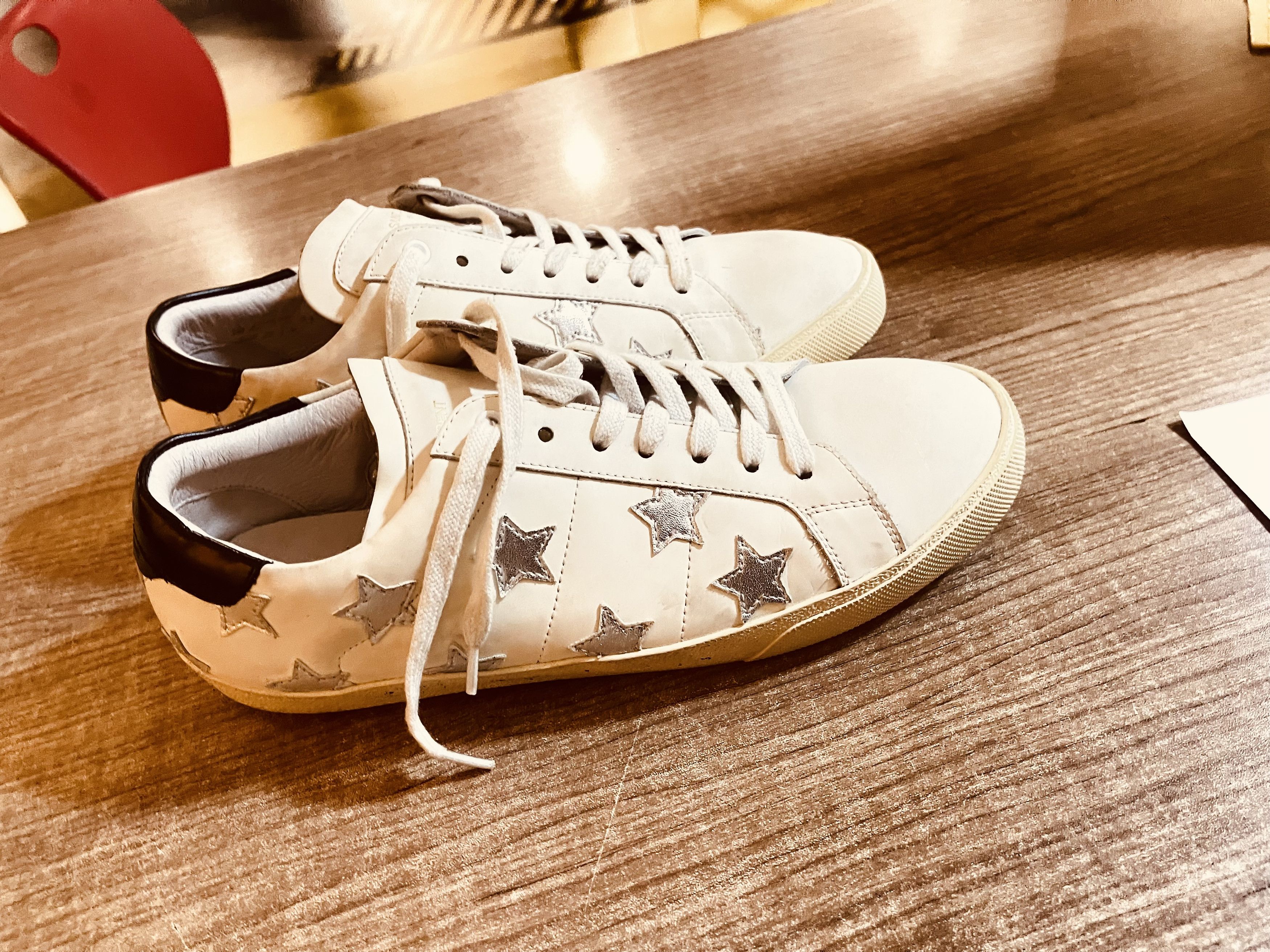 Men's Saint Laurent Paris Low Top Sneakers | Grailed