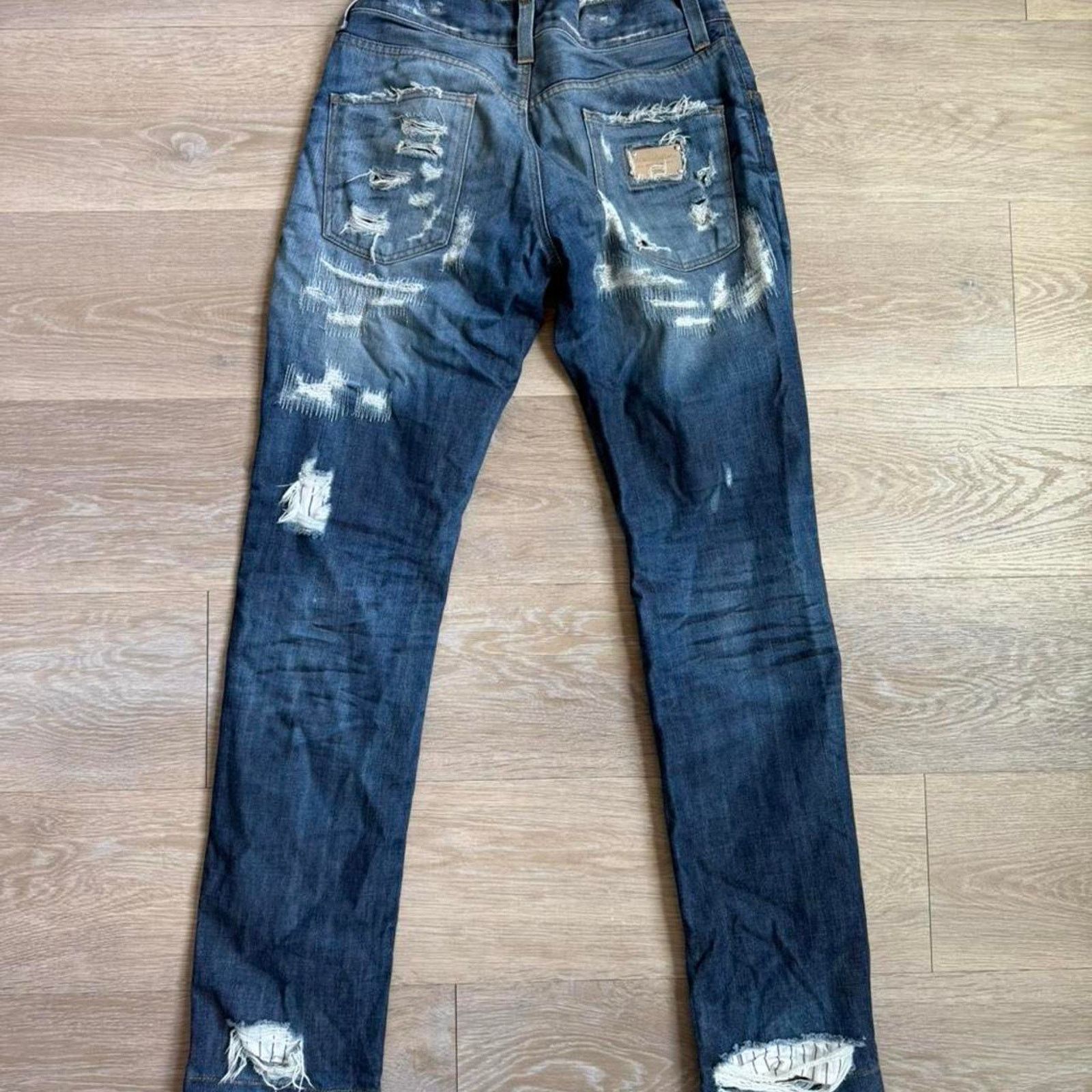 Dolce & Gabbana Dolce & Gabbana Denim Jeans Layered Boxer Pants RARE Y2K Size US 30 / EU 46 - 5 Thumbnail
