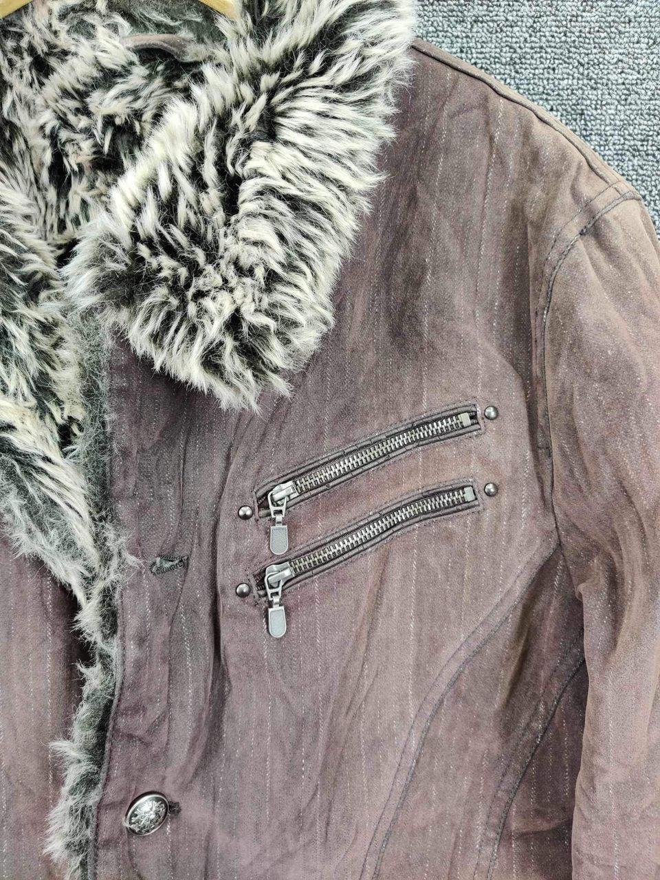Mossimo Vintage Mossimo Shearling Studded Jacket Size US L / EU 52-54 / 3 - 9 Thumbnail