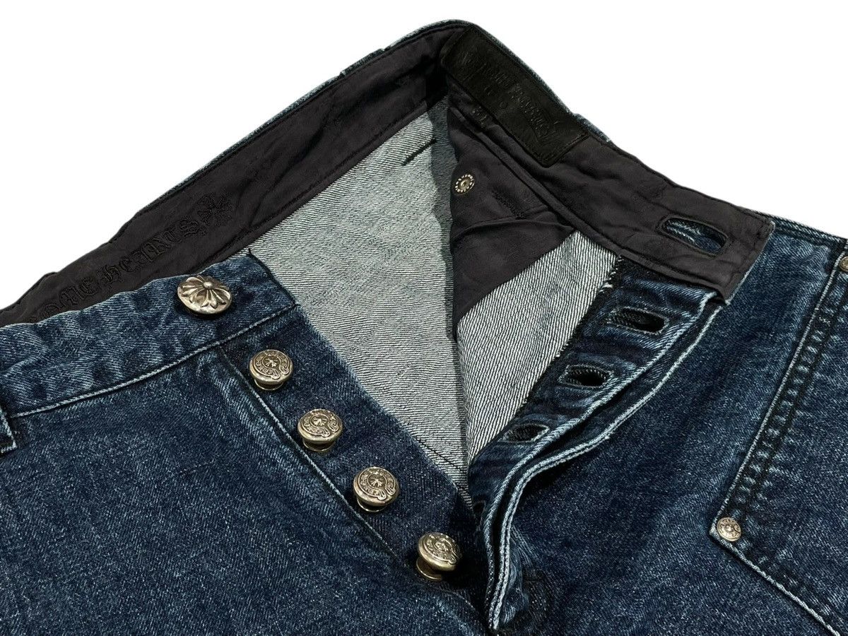 Chrome Hearts 31inch Chrome Hearts Denim Carpenter Shorts Size US 31 - 9 Thumbnail