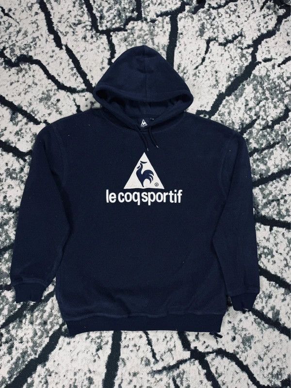 Le Coq Sportif Le Coq Sportif navy blue fleece hoodie M Size US M / EU 48-50 / 2 - 1 Thumbnail