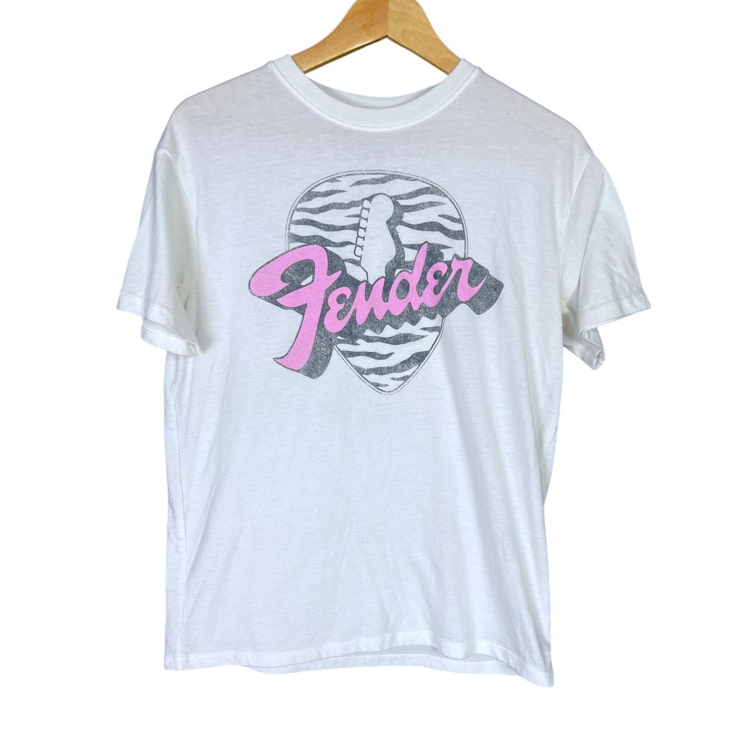 Fender Women's Fender Guitar Zebra Pick Retro T-Shirt - Size Small Size S / US 4 / IT 40 - 1 Thumbnail