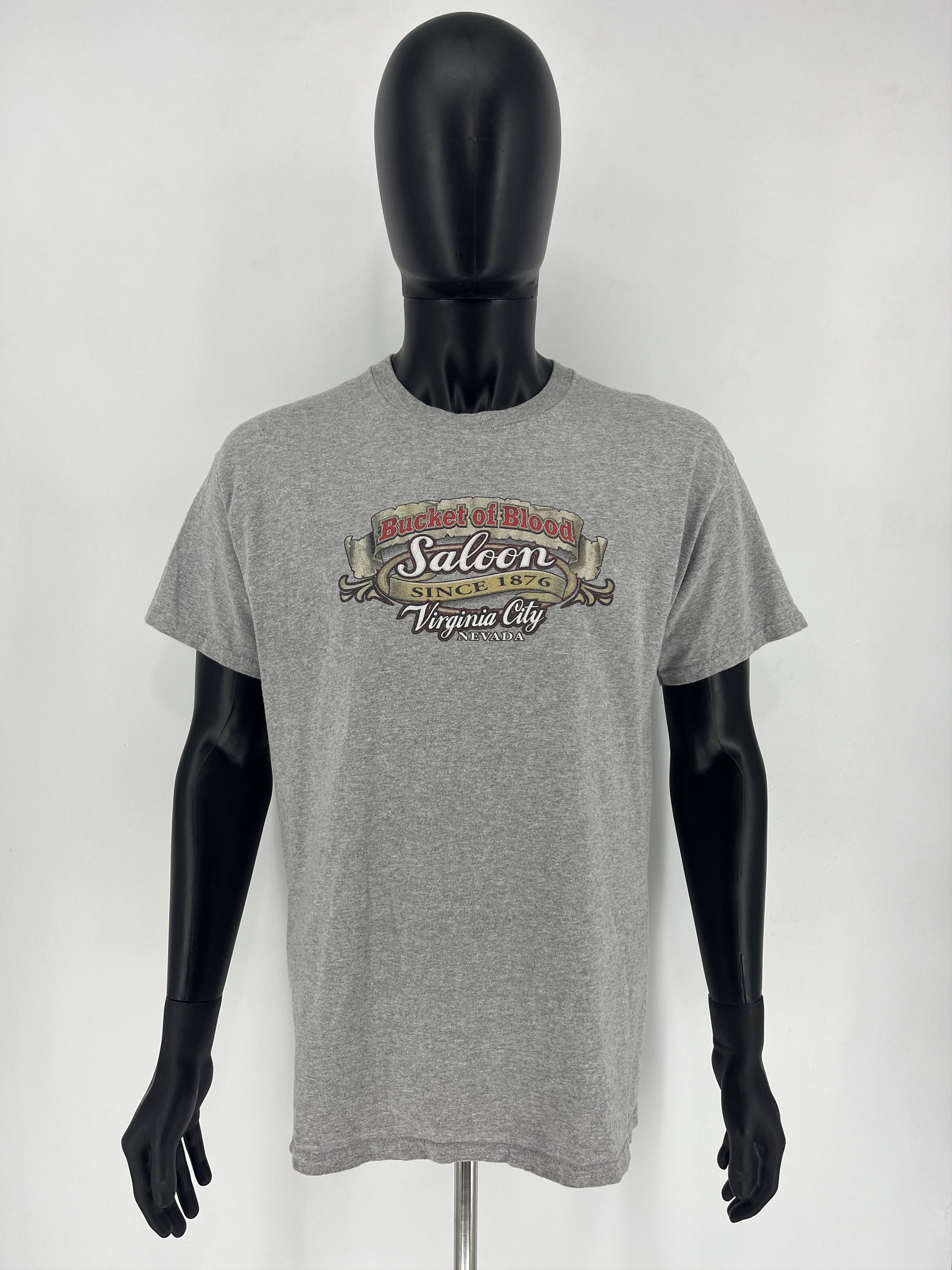 Vintage Vintage Motorcycle Faded Bucket Of Blood Saloon L Nevada Size US L / EU 52-54 / 3 - 7 Thumbnail