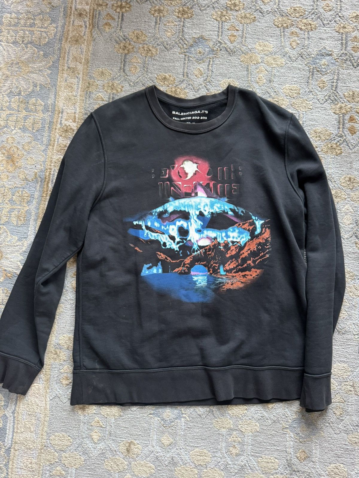 Balenciaga Balenciaga Sweatshirt 2012 Black XL Size US XL / EU 56 / 4 - 1 Thumbnail